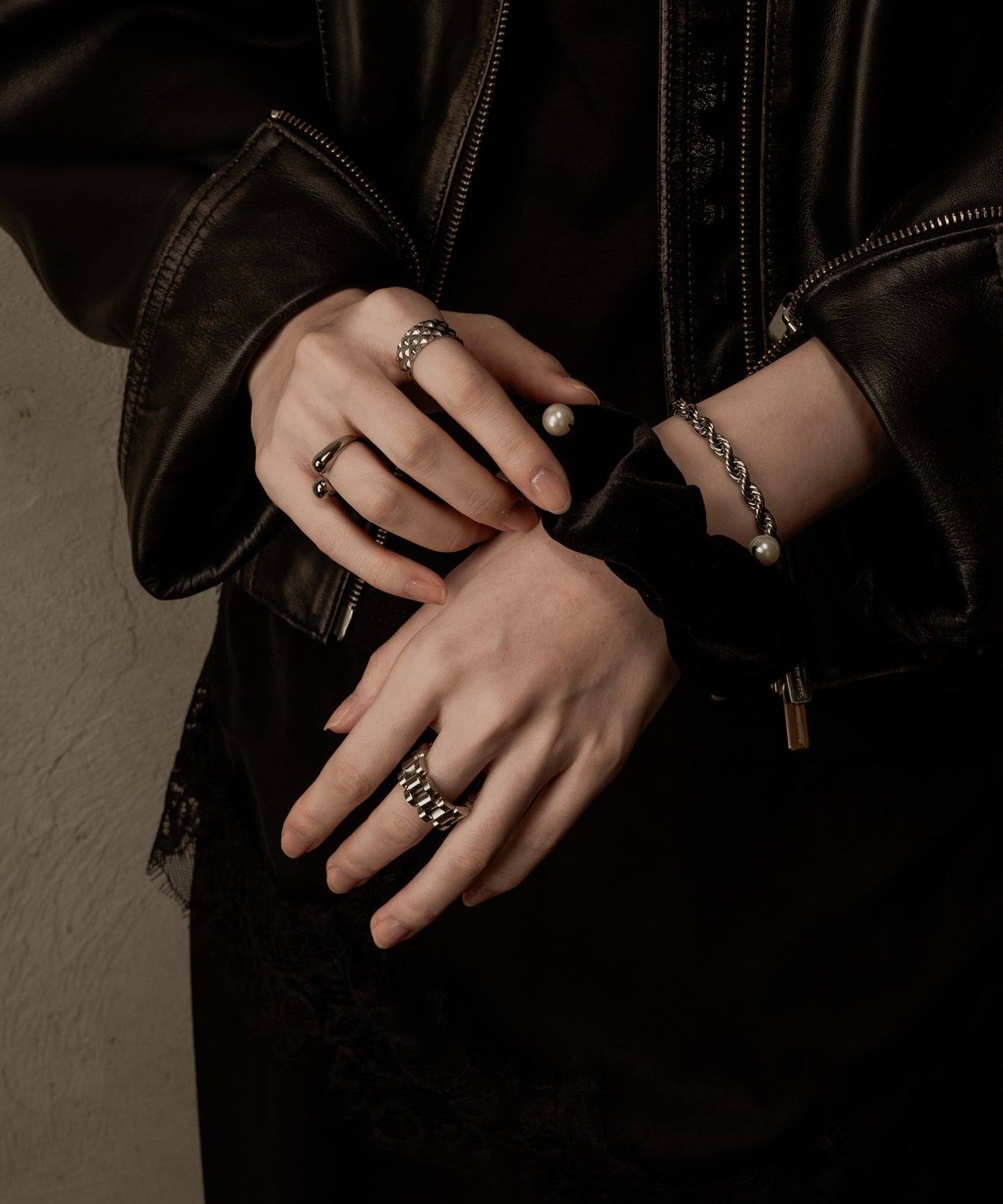 スパイキーサーフェスリング【Silver】