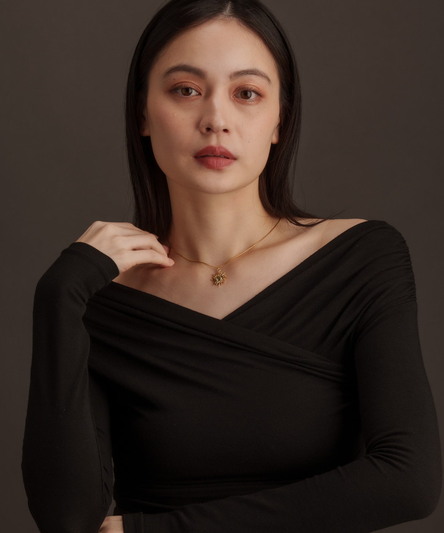 サンフェイスネックレス【Gold】