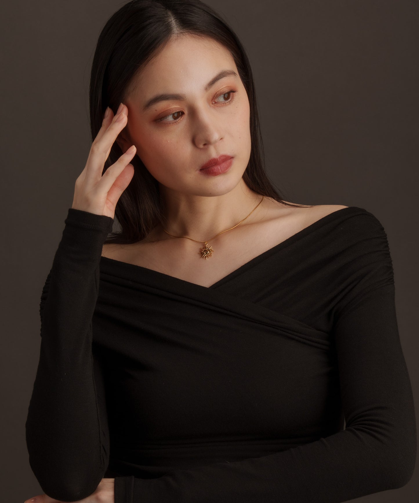 サンフェイスネックレス【Gold】