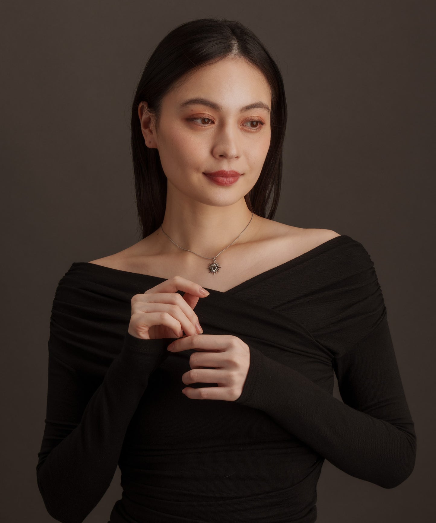 サンフェイスネックレス【Silver】　