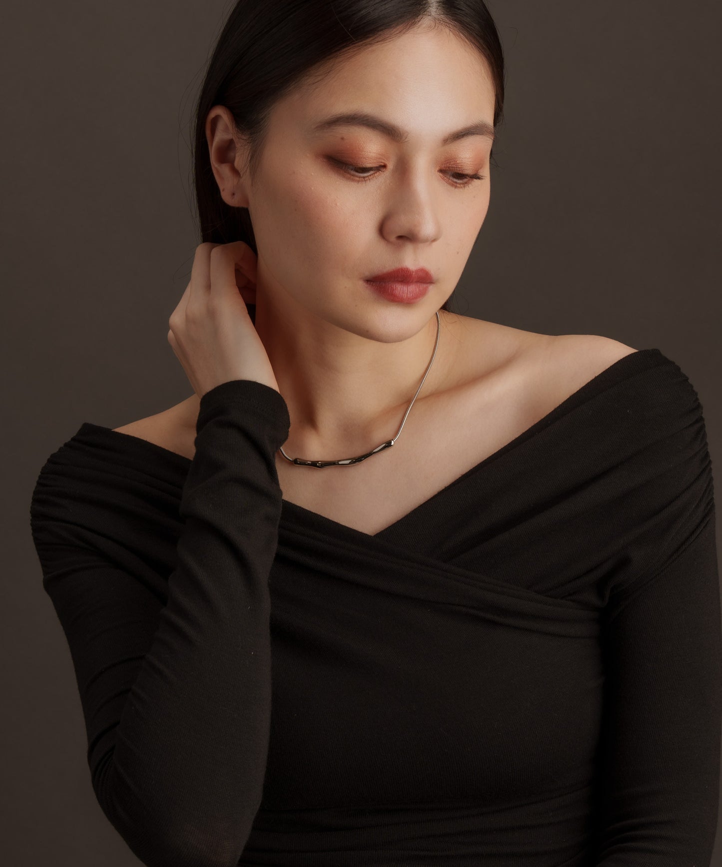 ツウィッグチェーンネックレス【Silver】