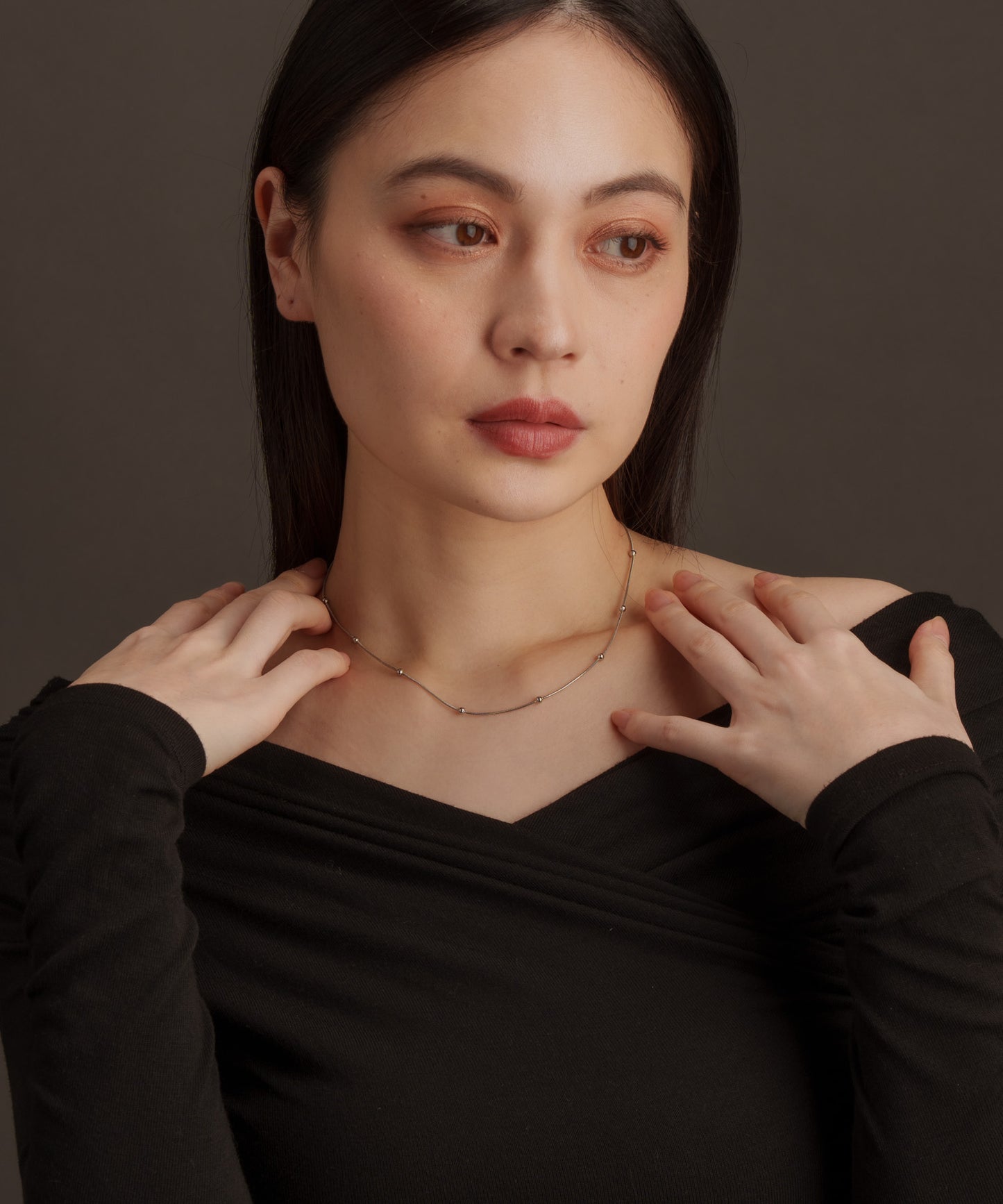 インターバルボールネックレス【Silver】