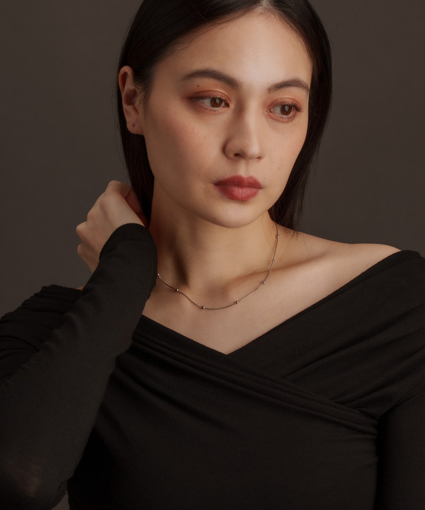 インターバルボールネックレス【Silver】