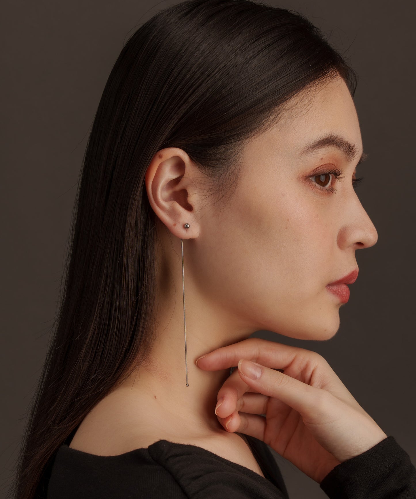 スネークボールトップピアス【Silver】