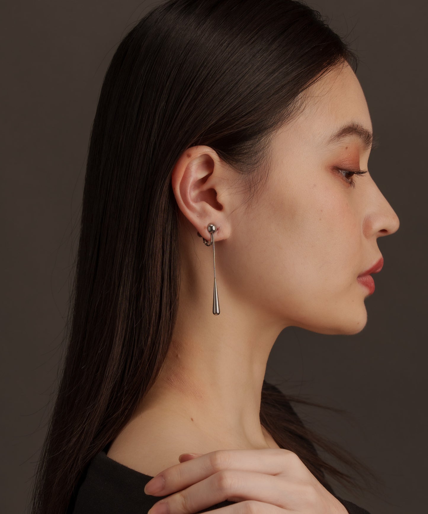 ロングドロップイヤリング【Silver】