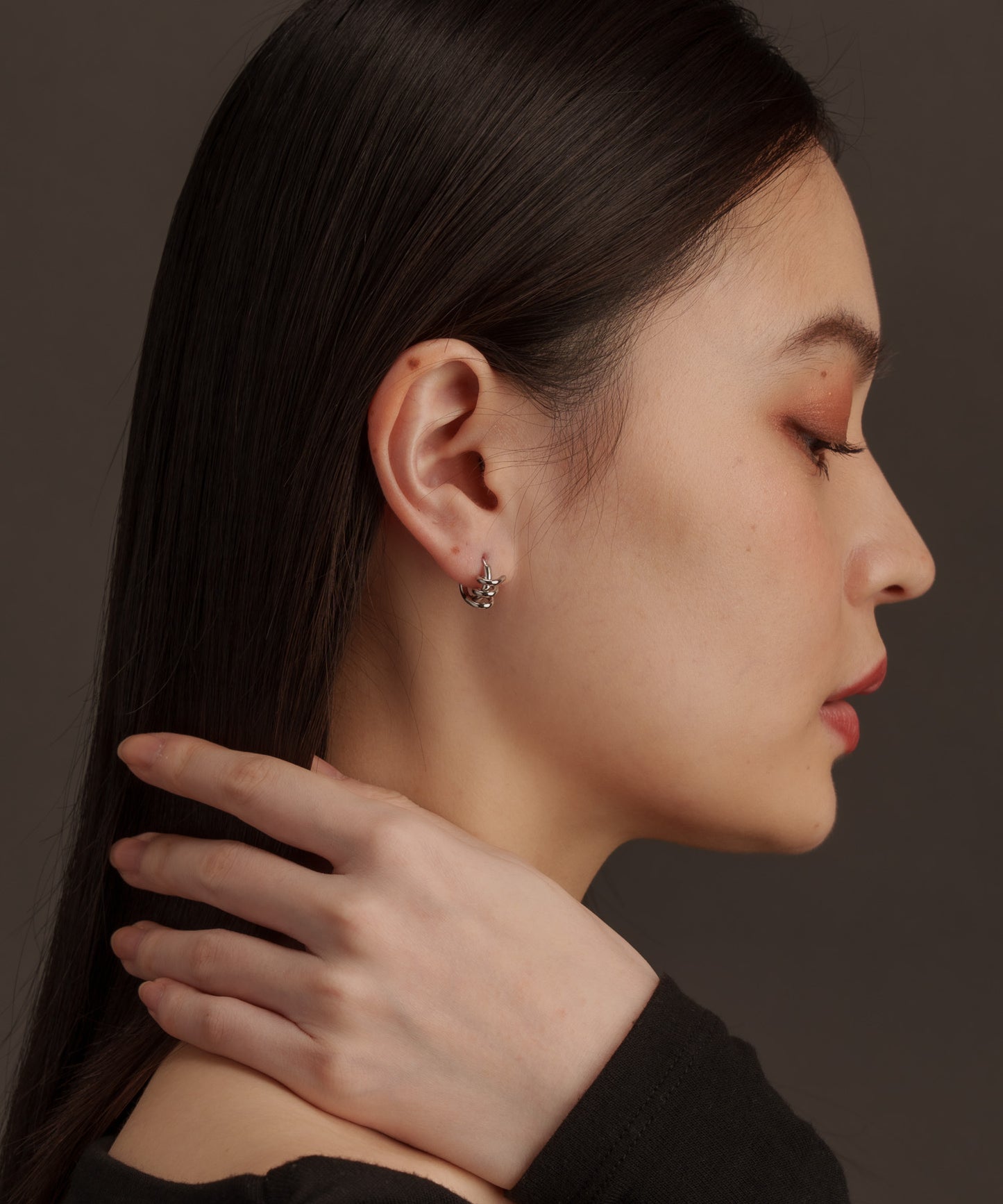 トルネードピアス【Silver】　