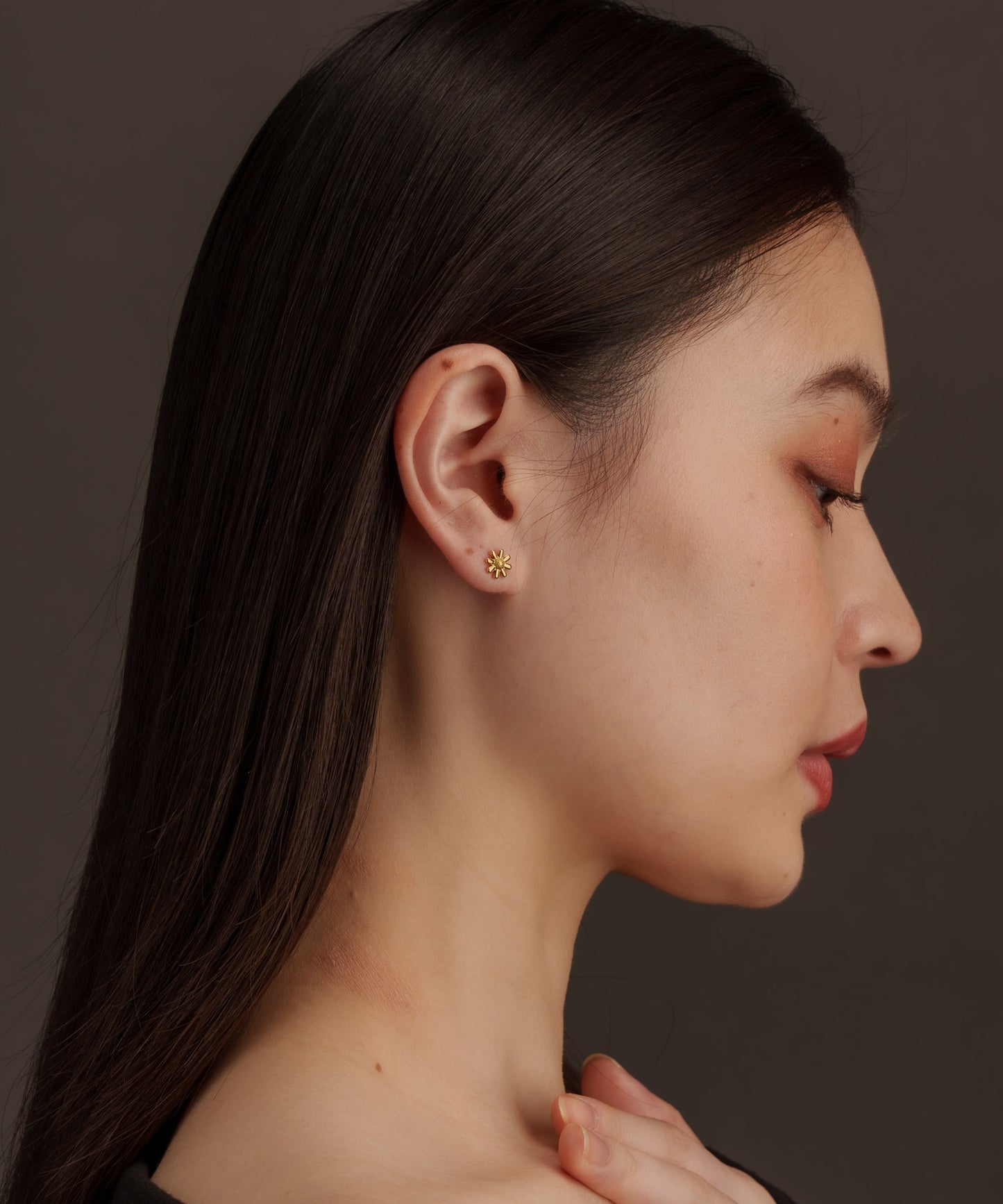 フラワーピアス【Gold】