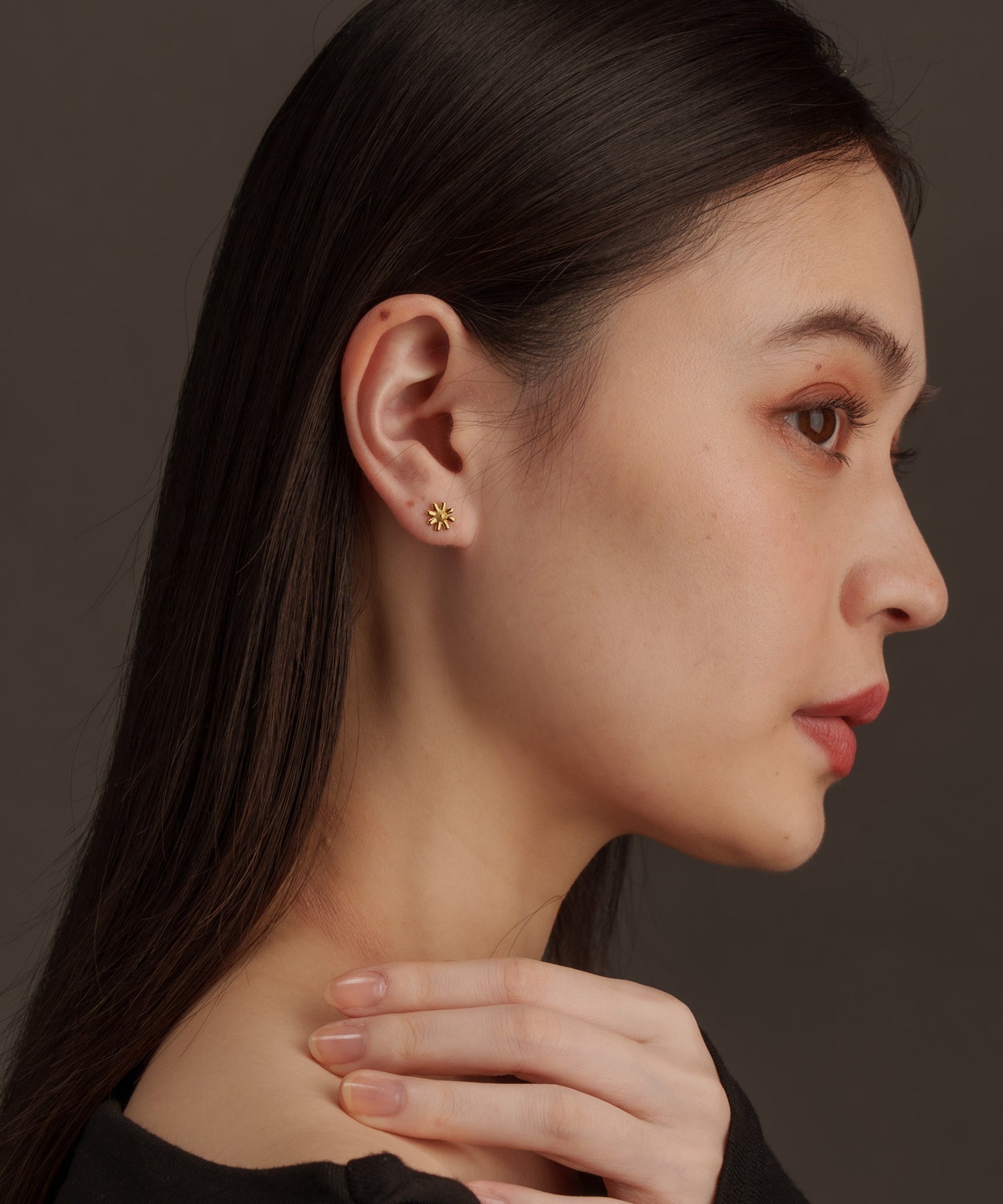 フラワーピアス【Gold】