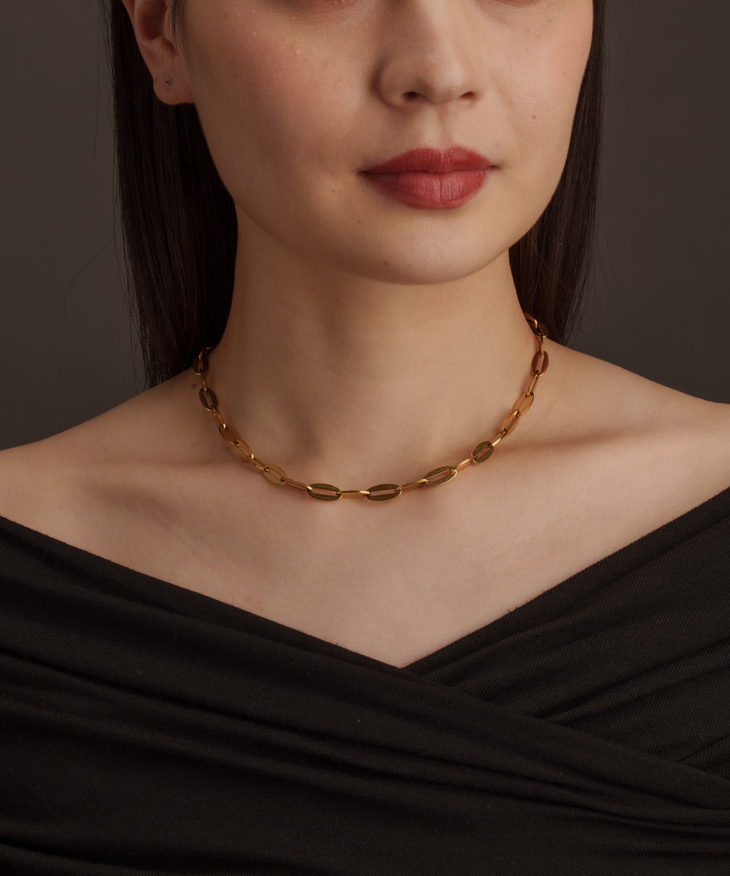 ペタルチェーンネックレス【Gold】