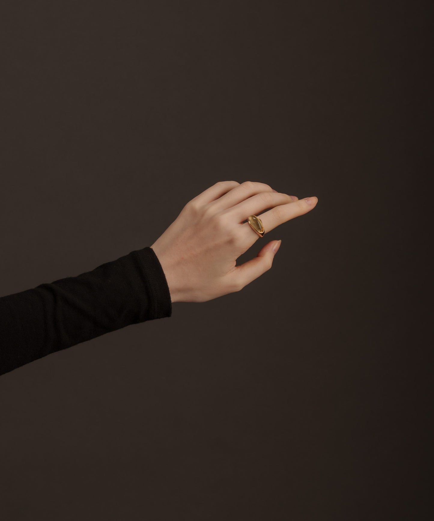 リングボリューム樹脂リング【Gold】