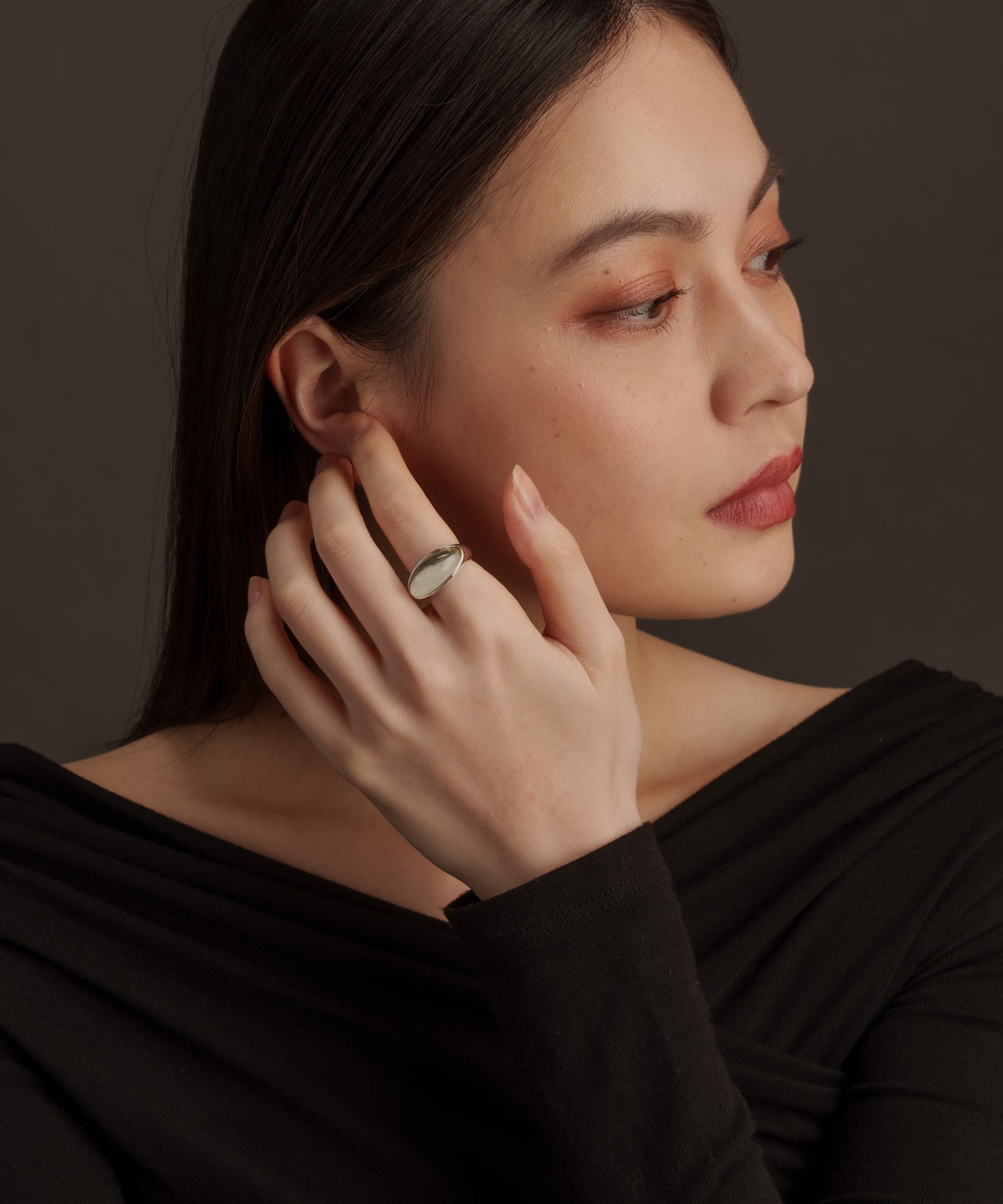 リングボリューム樹脂リング【Silver】