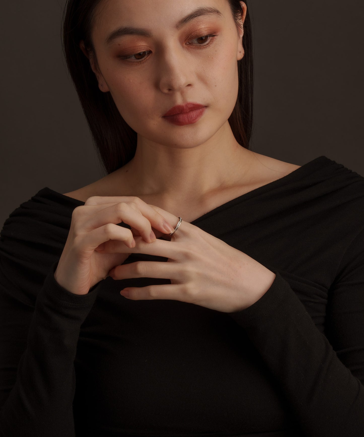 センターストーンリング【Silver】