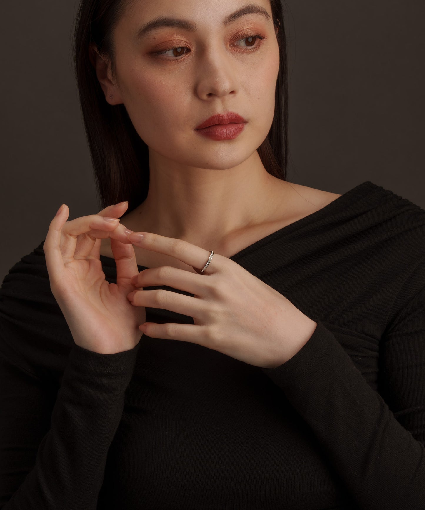 センターストーンリング【Silver】