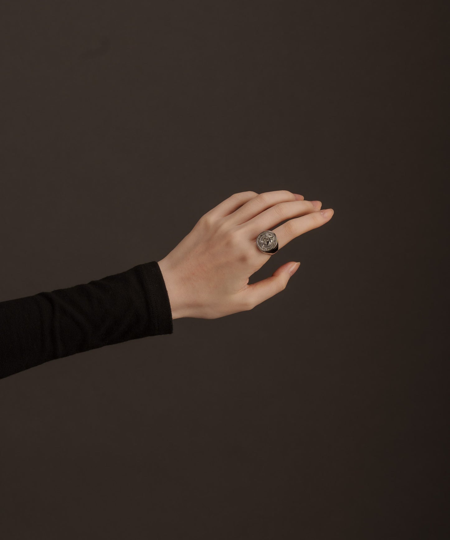 コインモチーフボリュームリング【Silver】