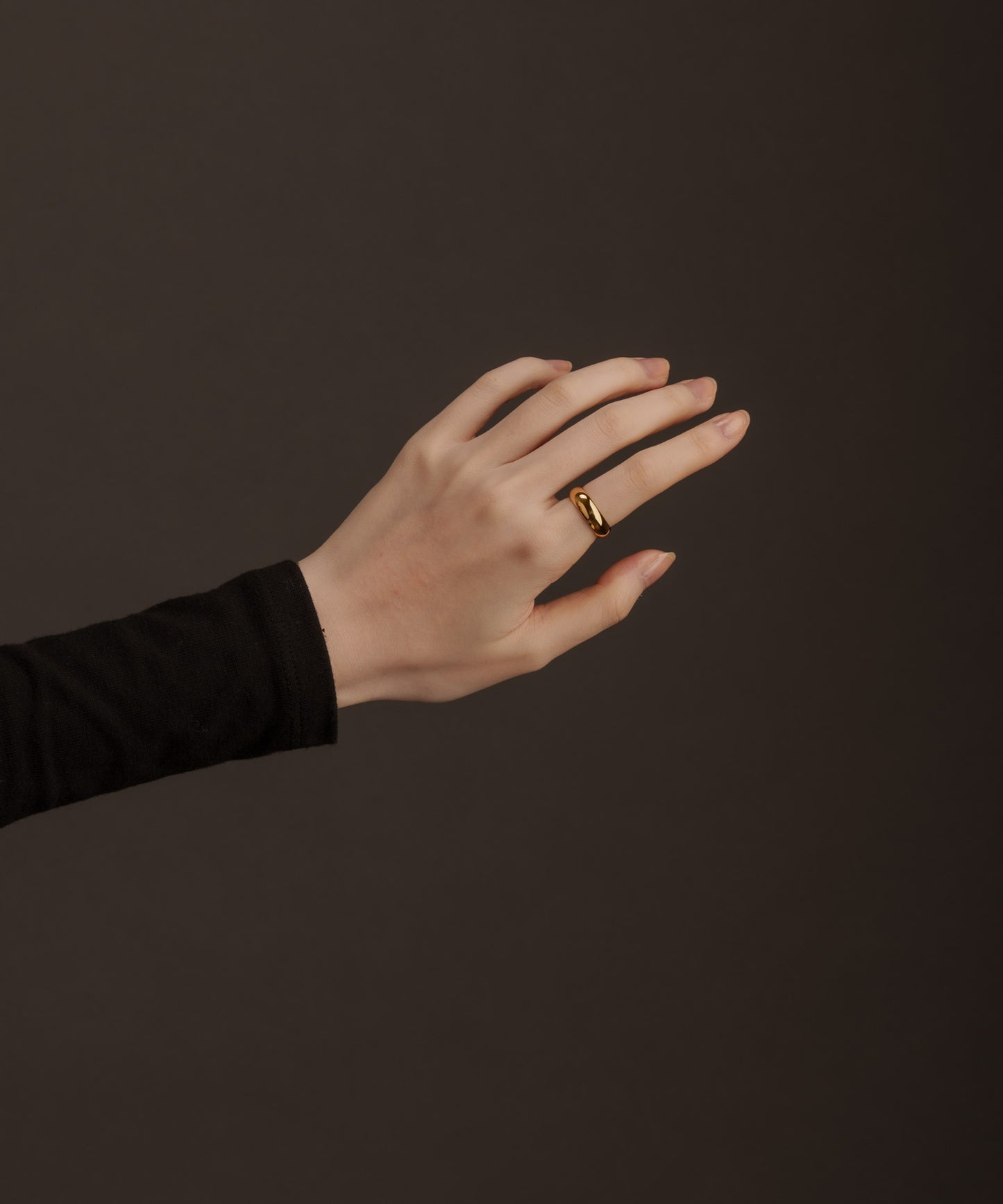 6mm幅ベーシックリング【Gold】