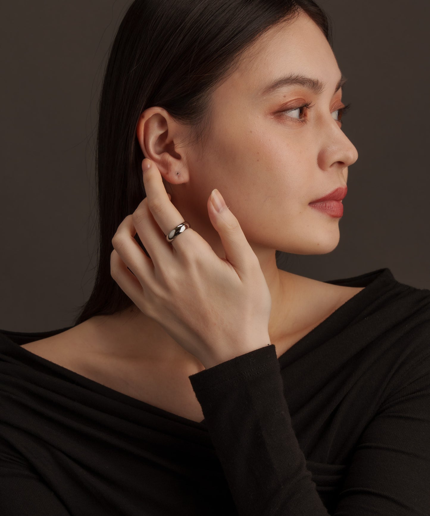 6mm幅ベーシックリング【Silver】