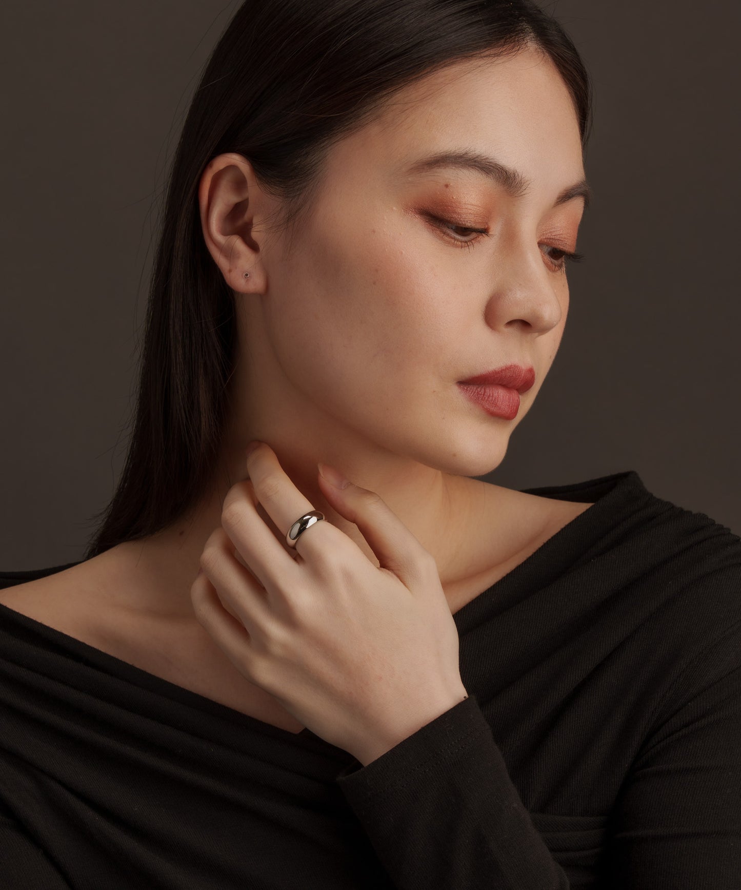 6mm幅ベーシックリング【Silver】