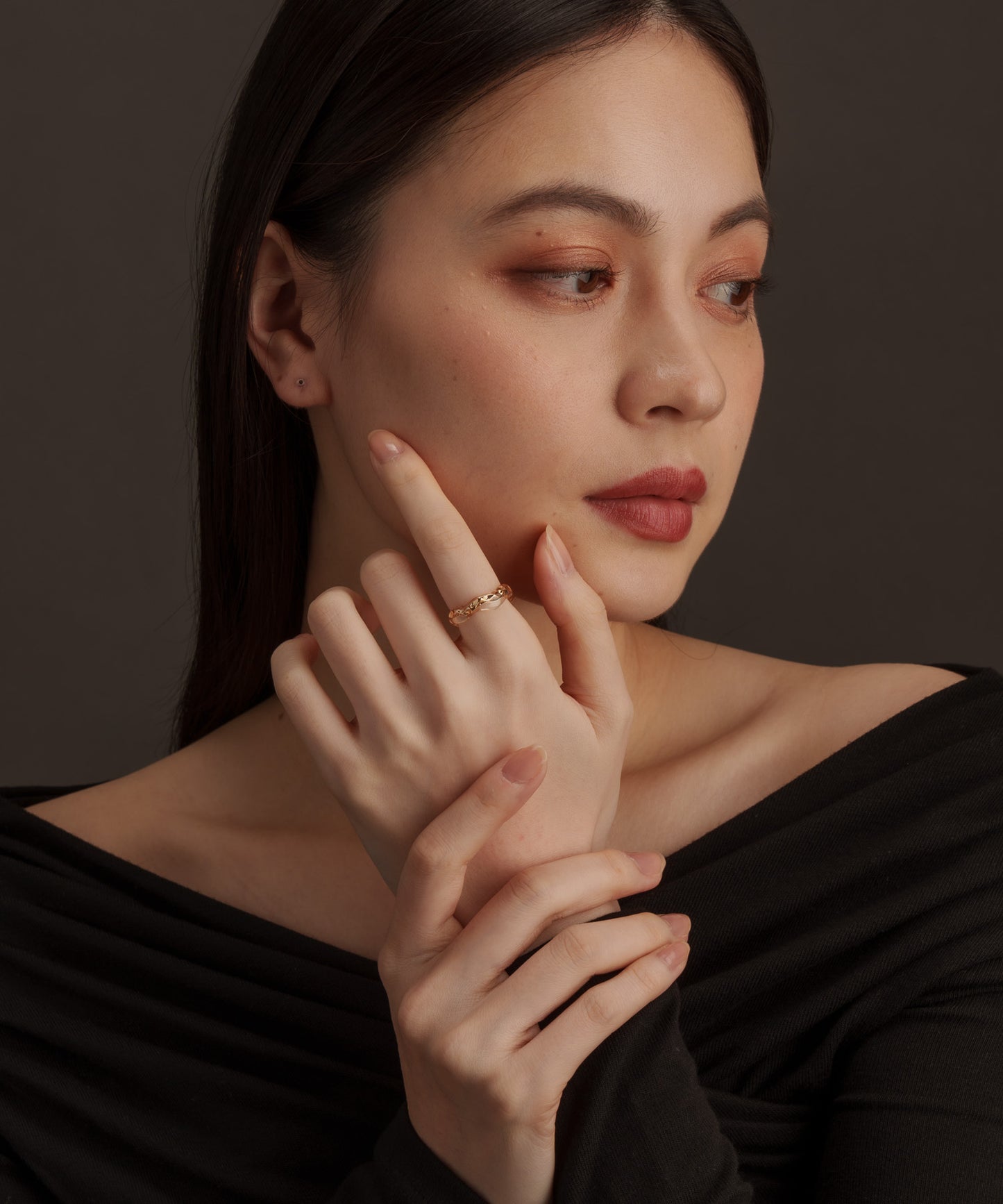 バンプス樹脂リング【Gold】