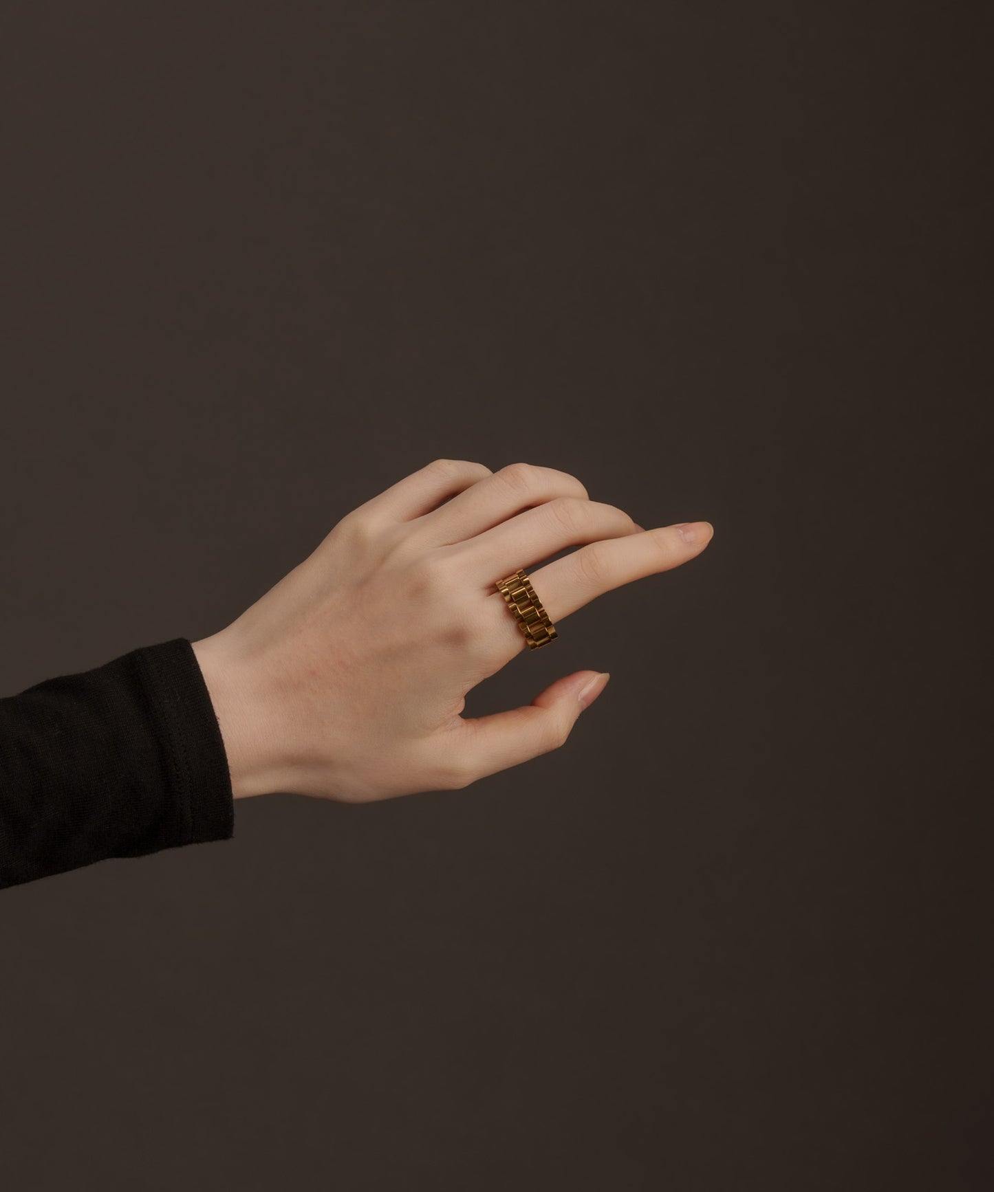 ベルトデザインリング【Gold】