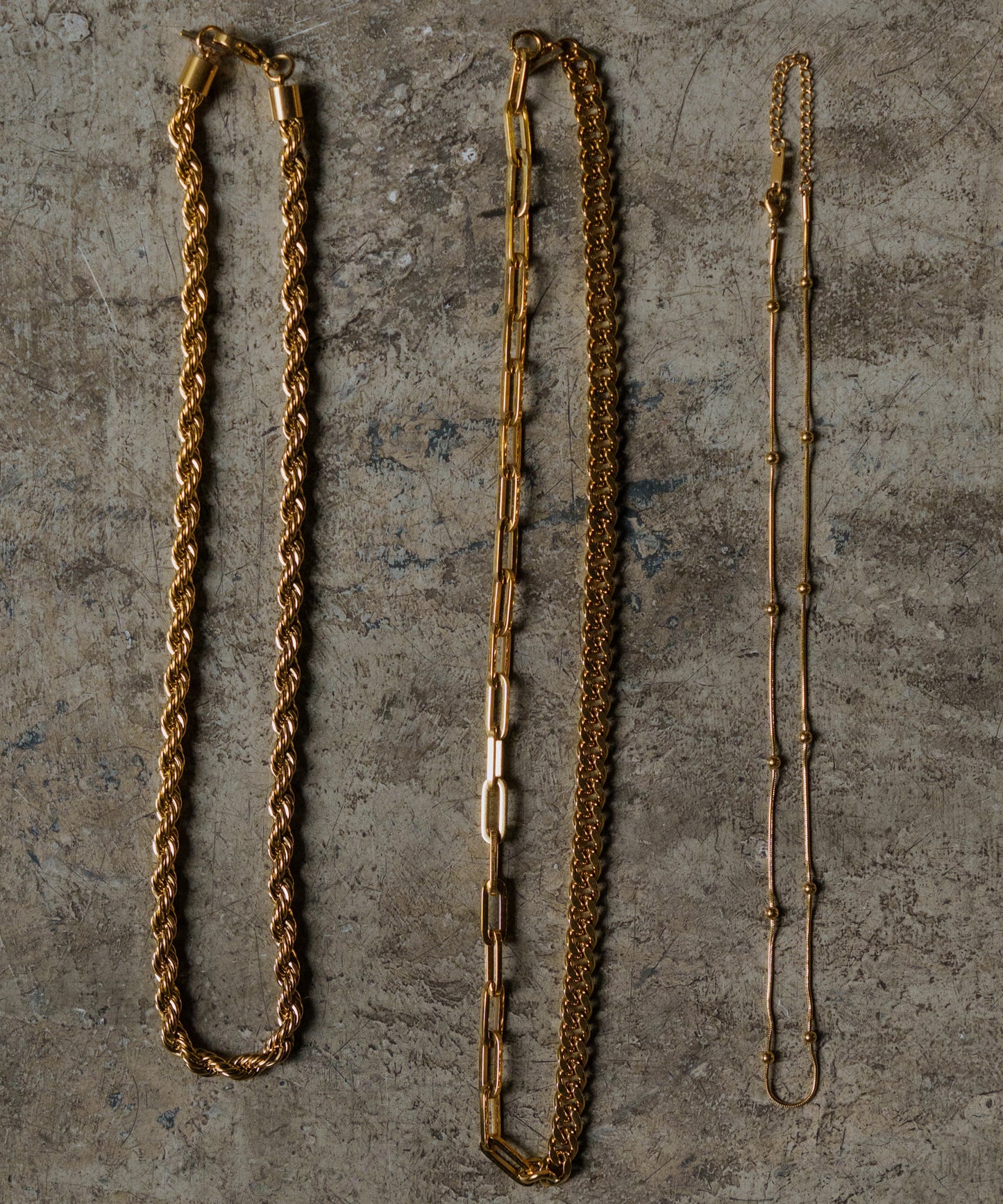 インターバルボールネックレス【Gold】