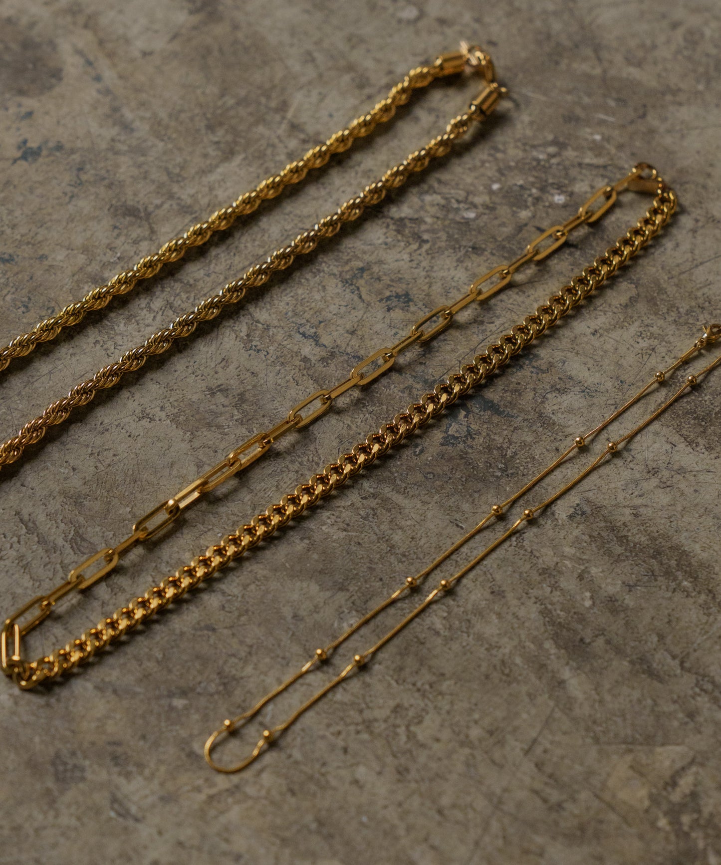 インターバルボールネックレス【Gold】