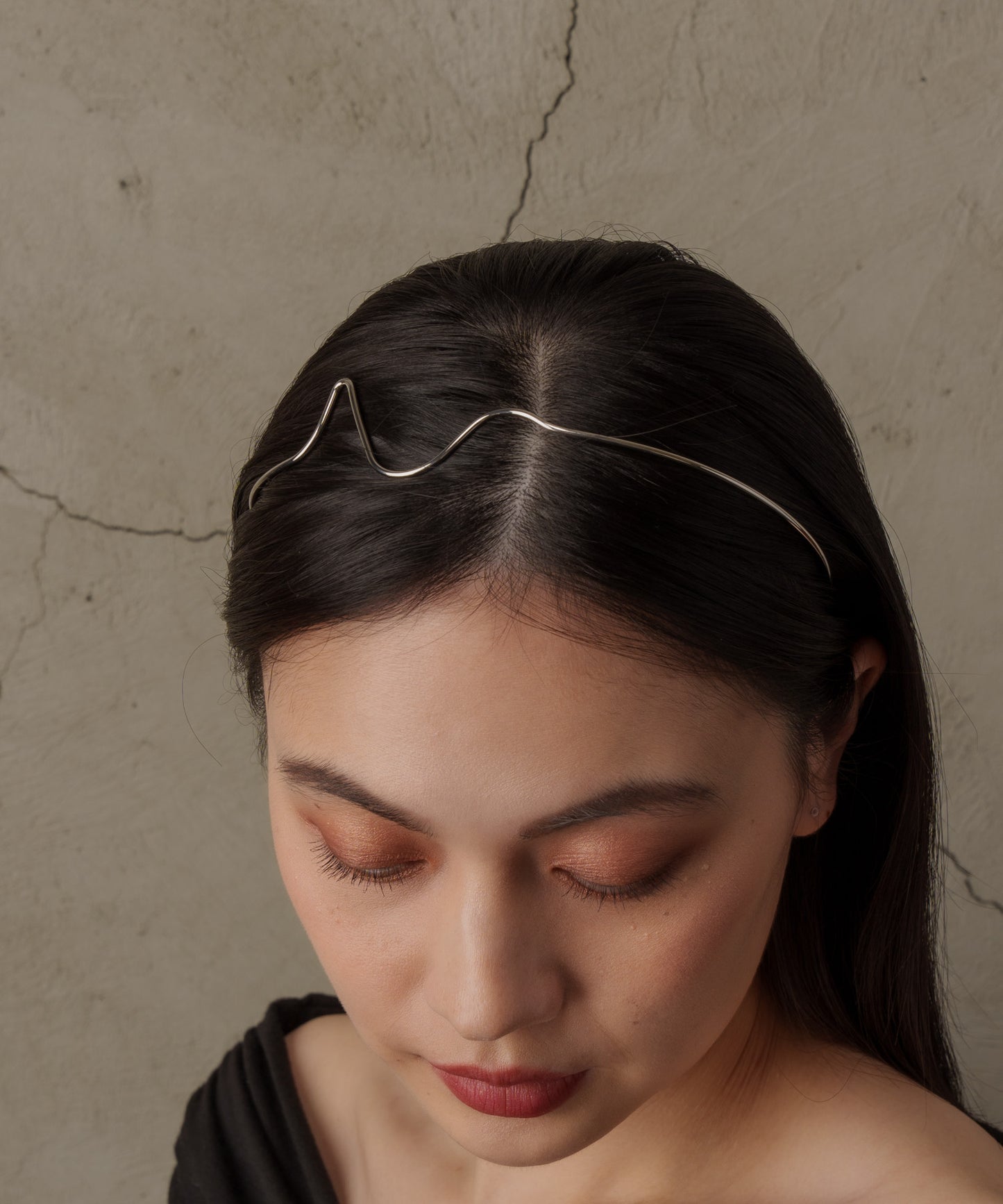 ウェービングカチューシャ【Silver】