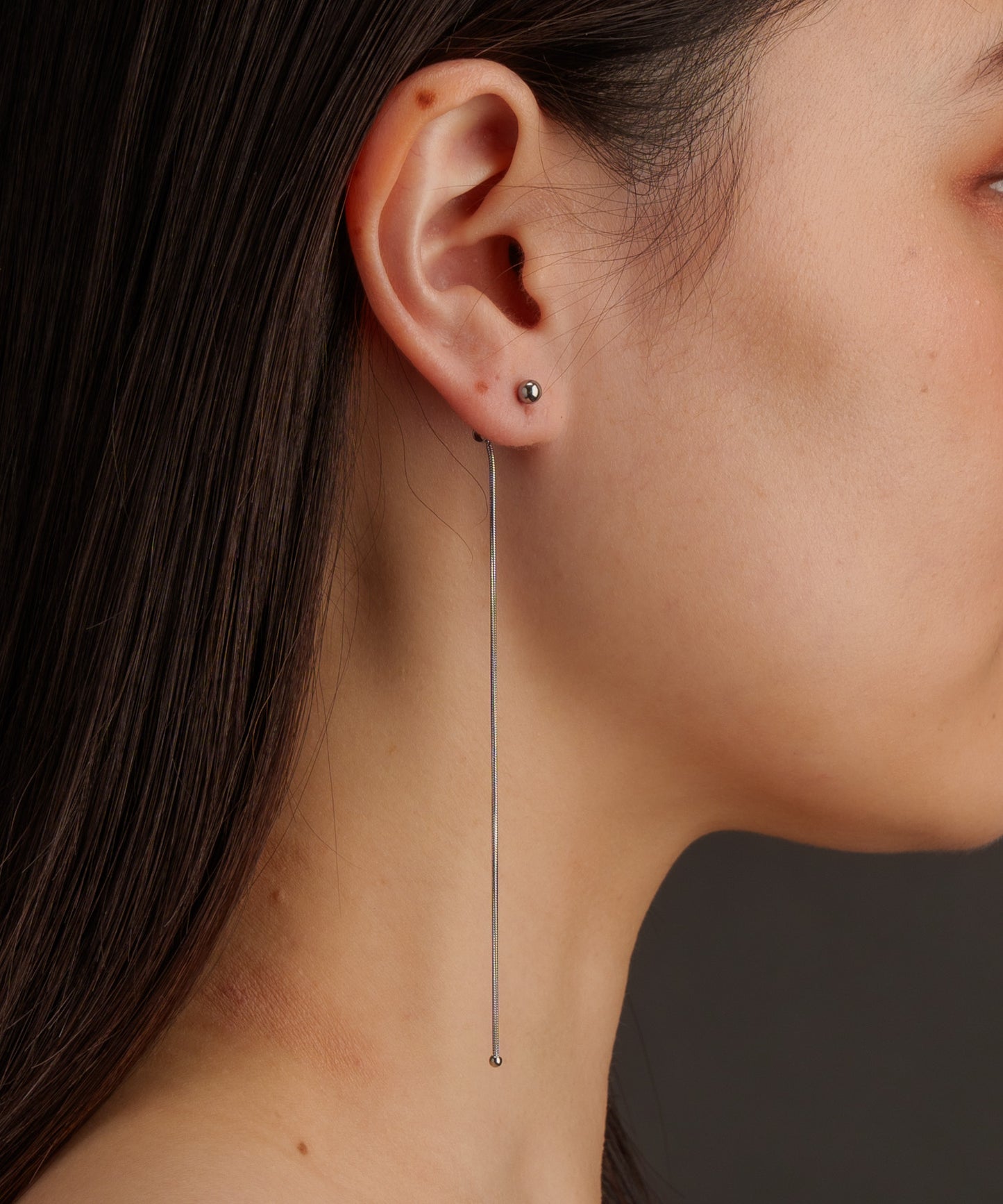 スネークボールトップピアス【Silver】