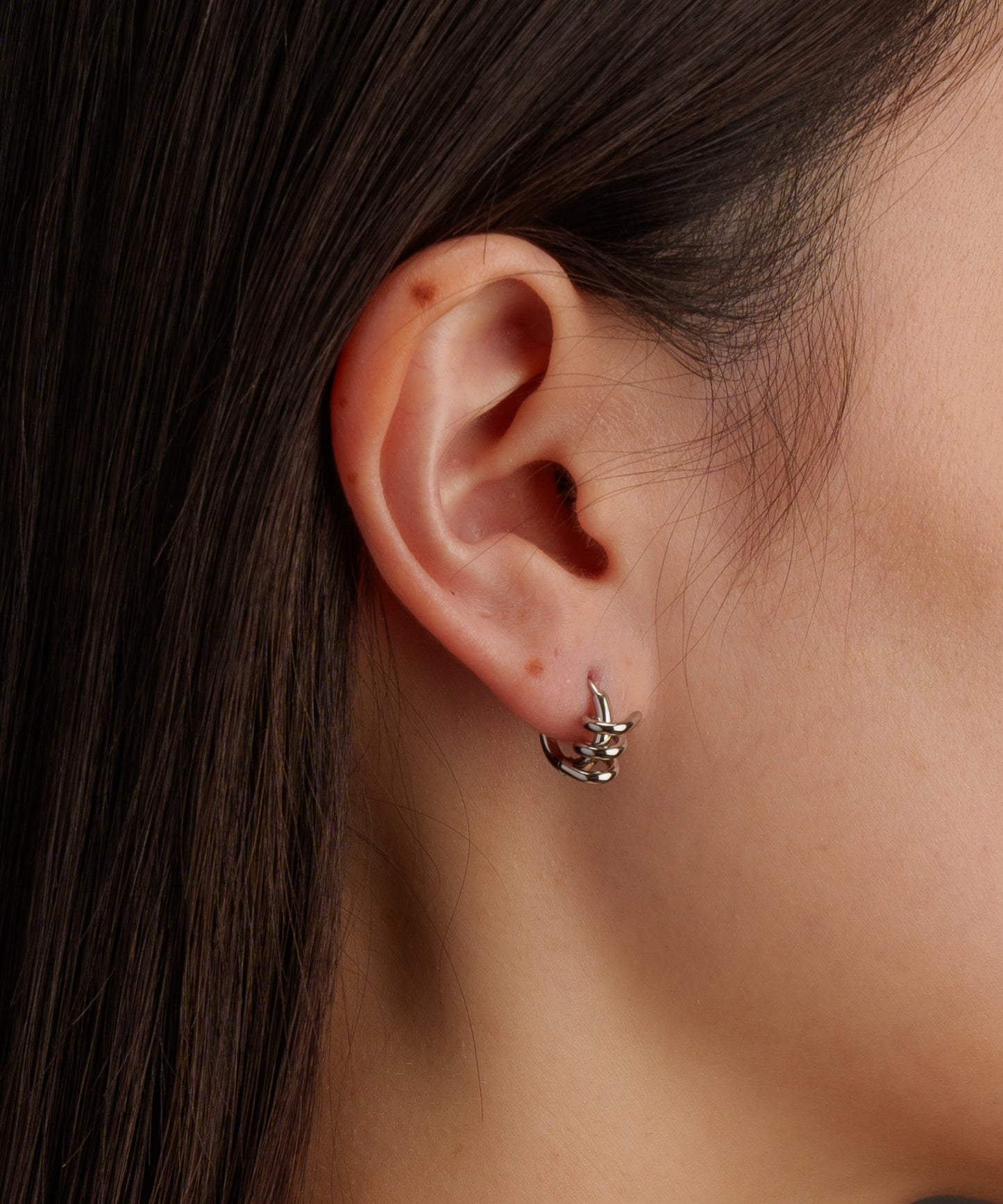 トルネードピアス【Silver】　