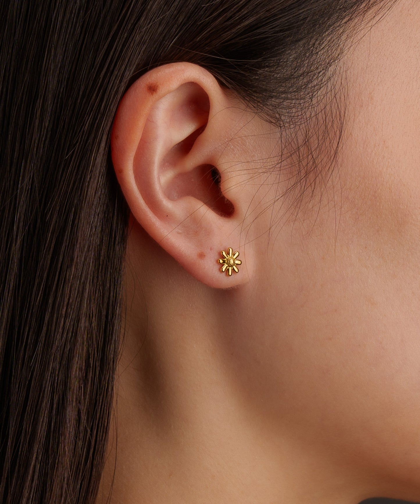 フラワーピアス【Gold】