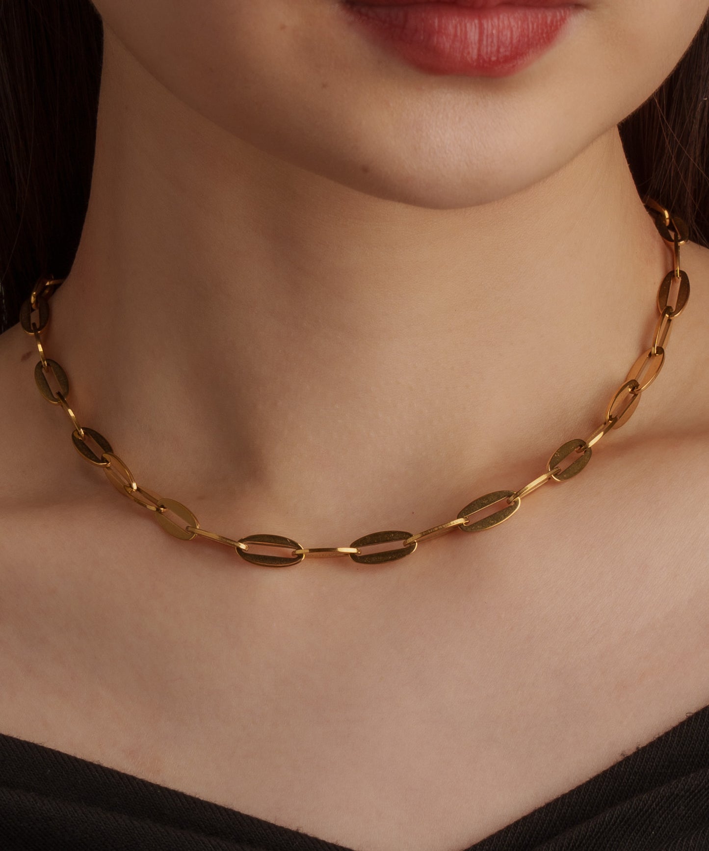 ペタルチェーンネックレス【Gold】