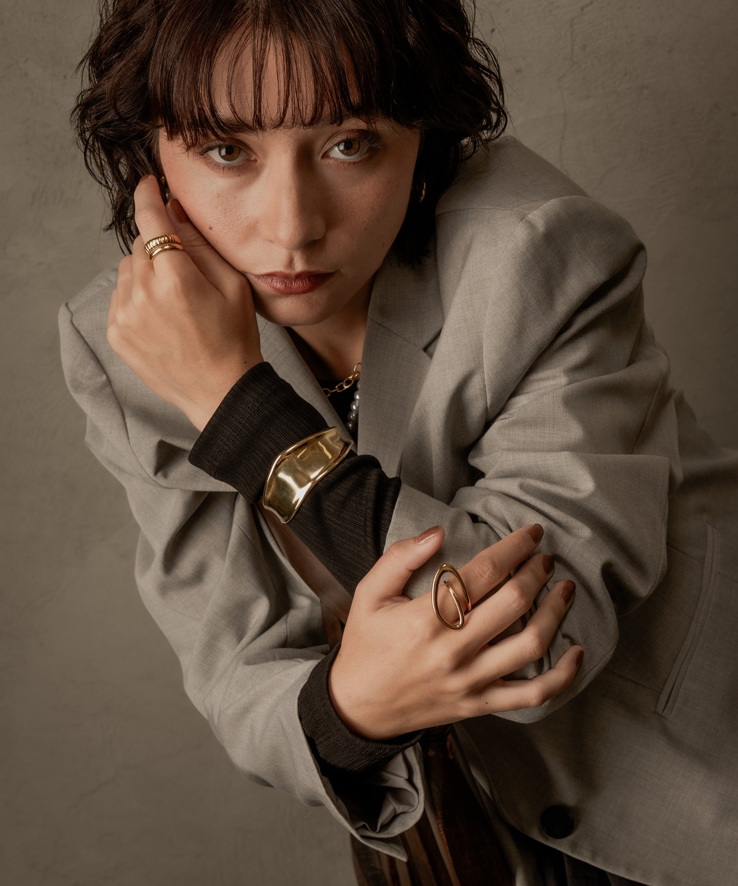 デザインクリップリング【Gold】