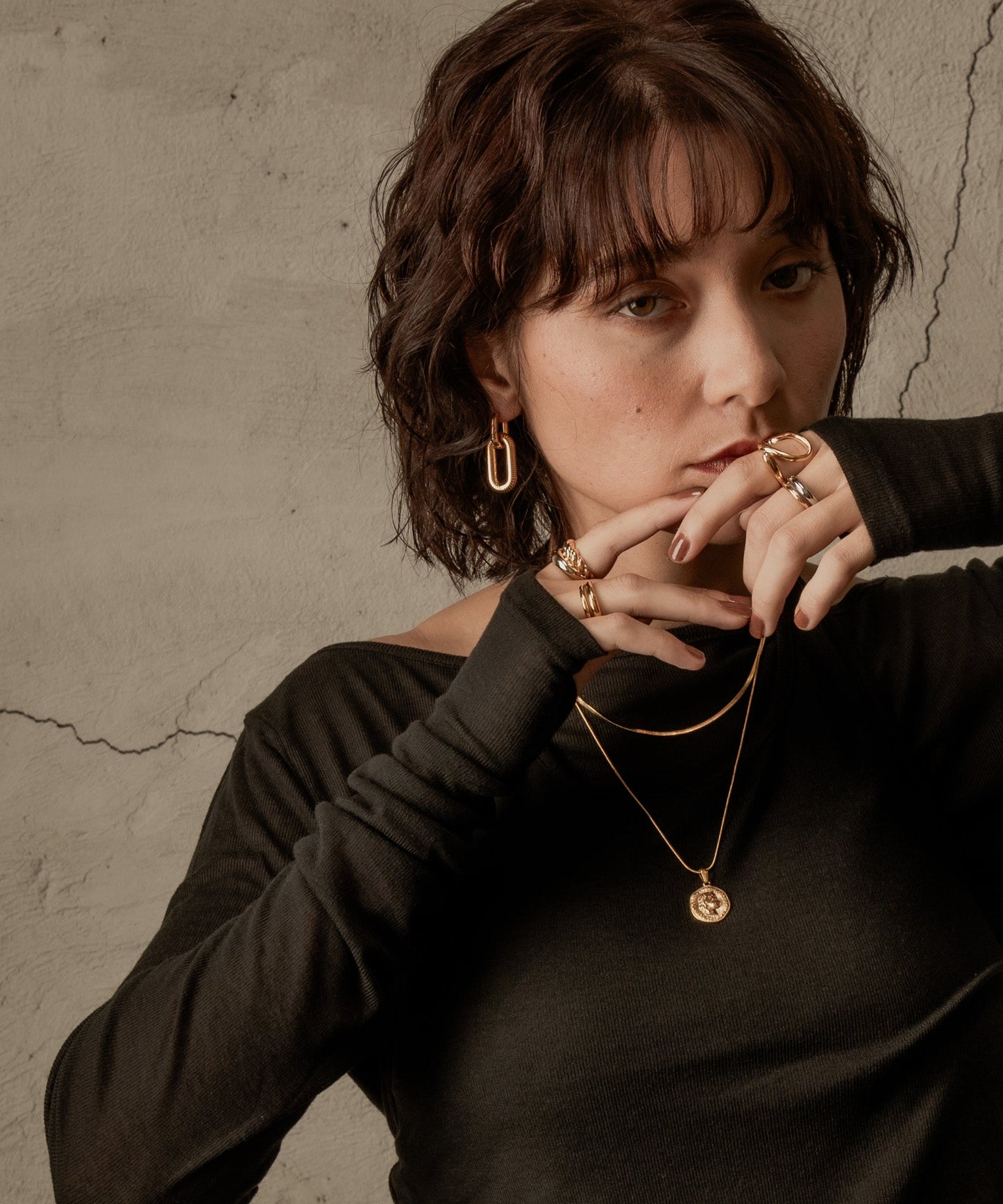 ロープモチーフドッキングリング【Gold】