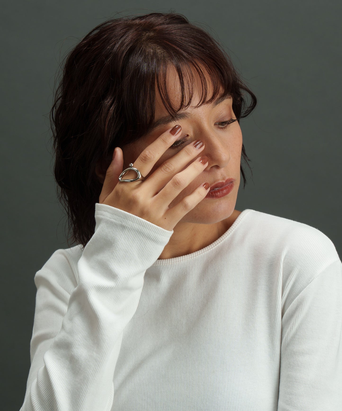 デザインカーブリング【Silver】