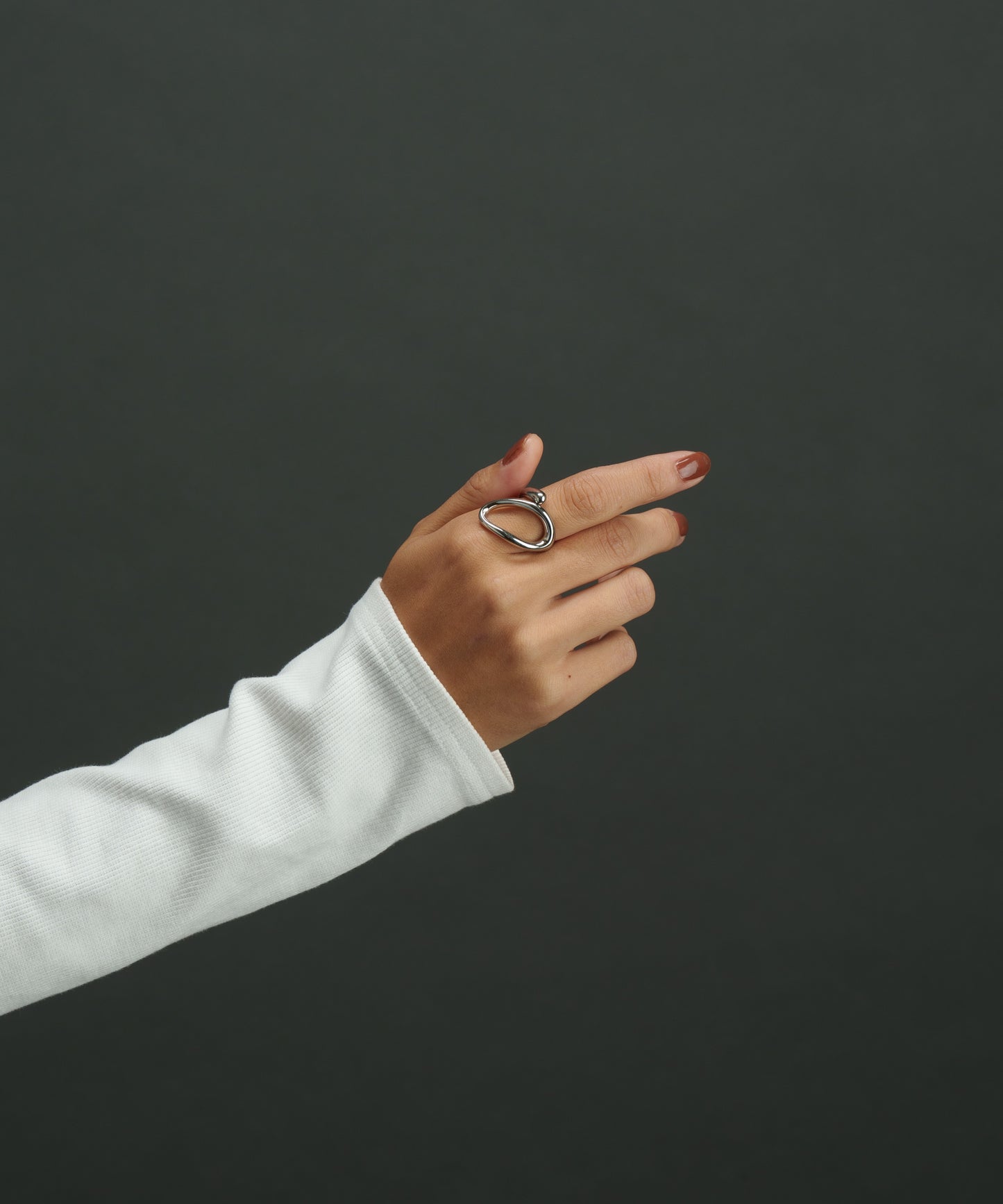 デザインカーブリング【Silver】