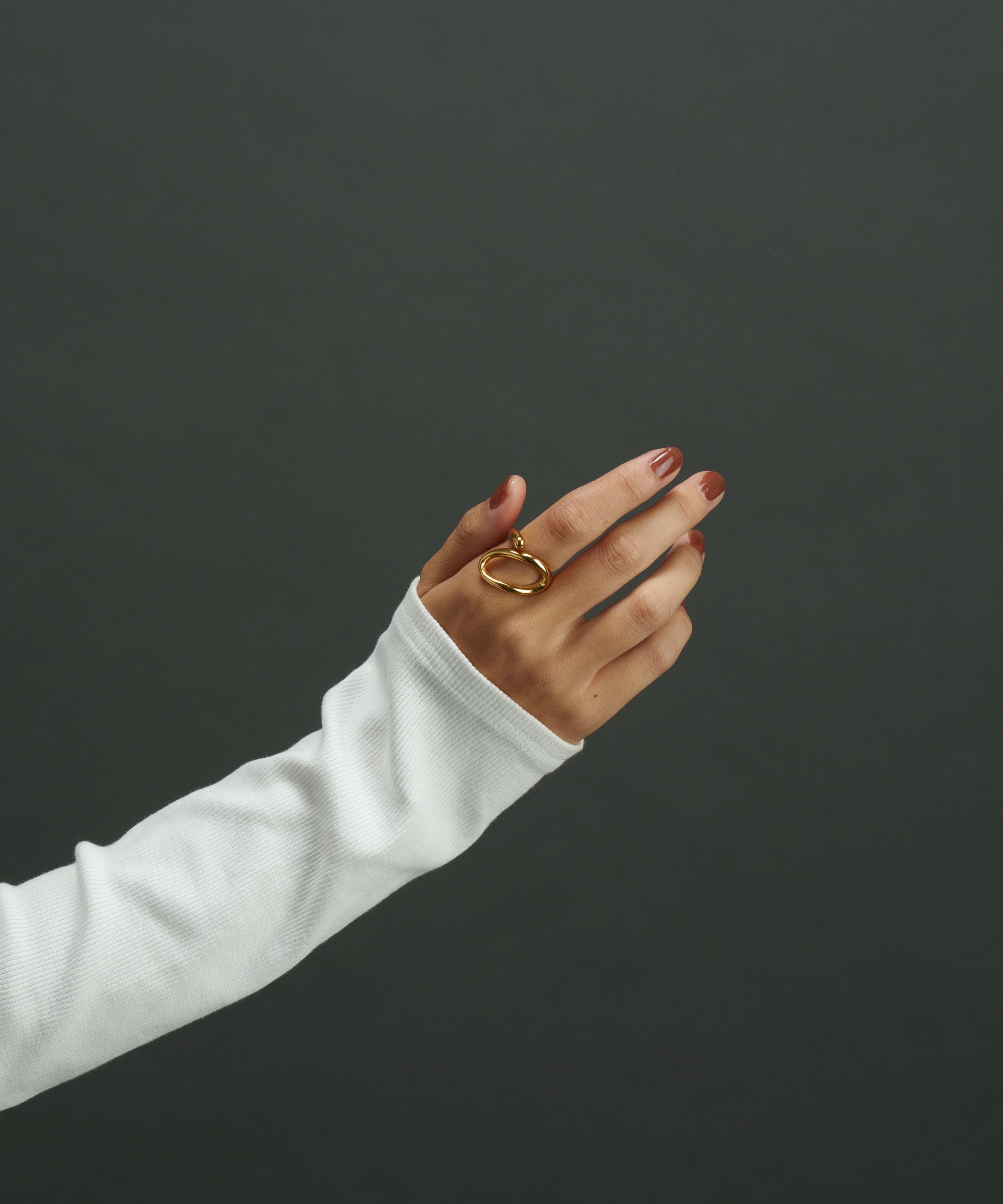 デザインカーブリング【Gold】 | tok