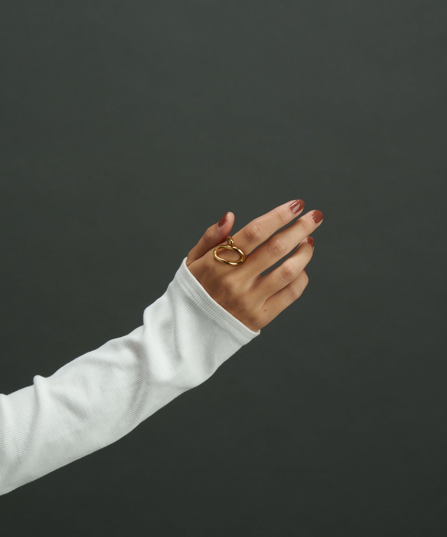 デザインカーブリング【Gold】