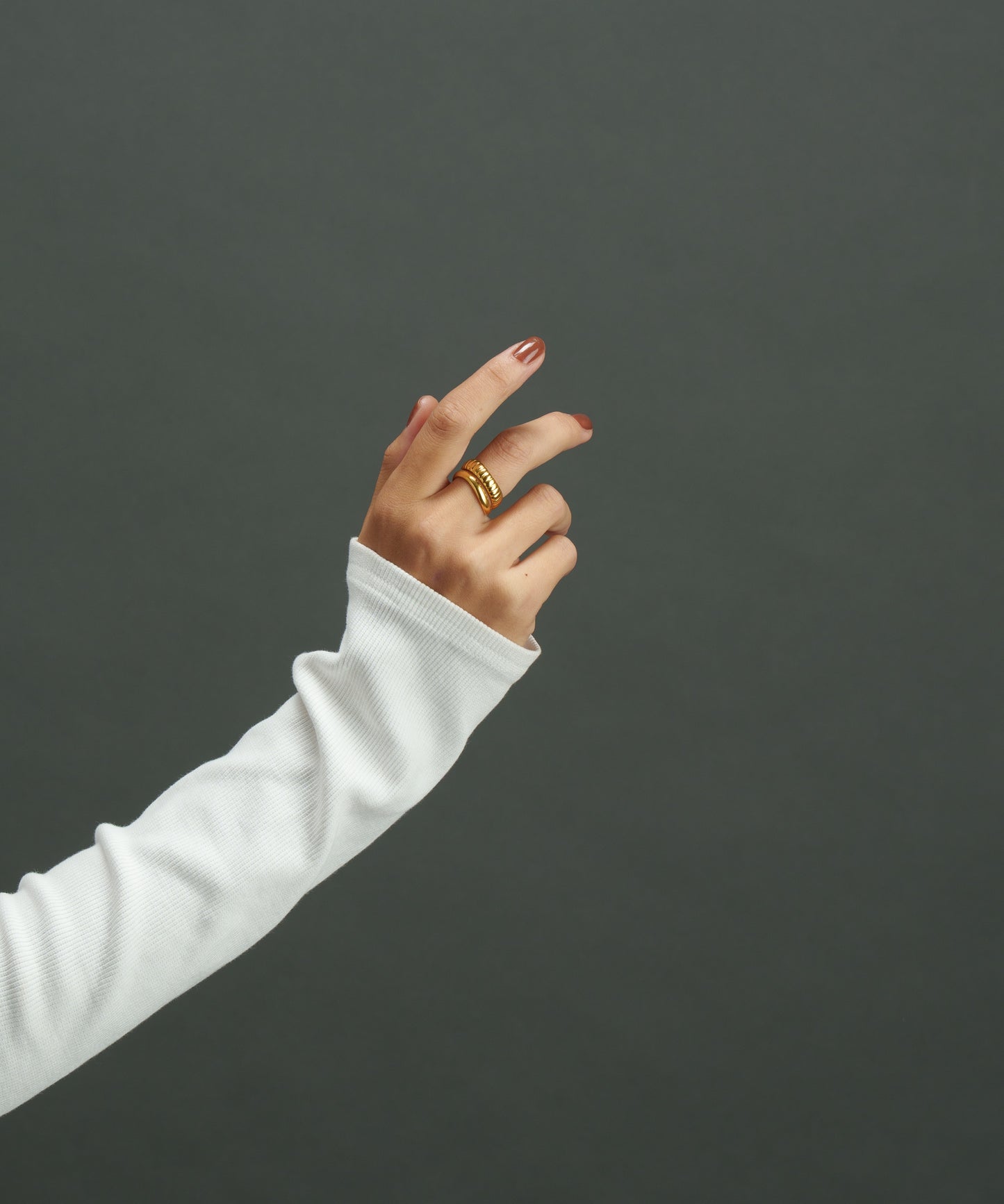 デザイン２連ドッキングリング【Gold】