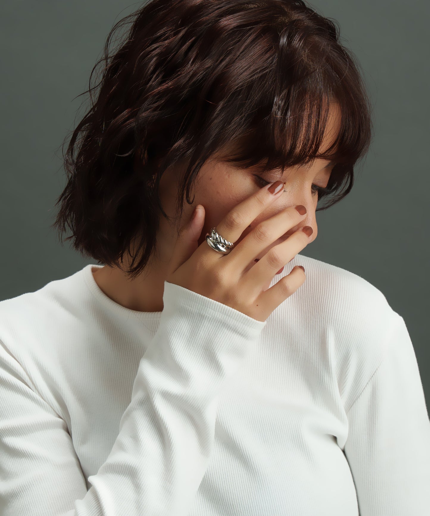 ロープモチーフドッキングリング【Silver】