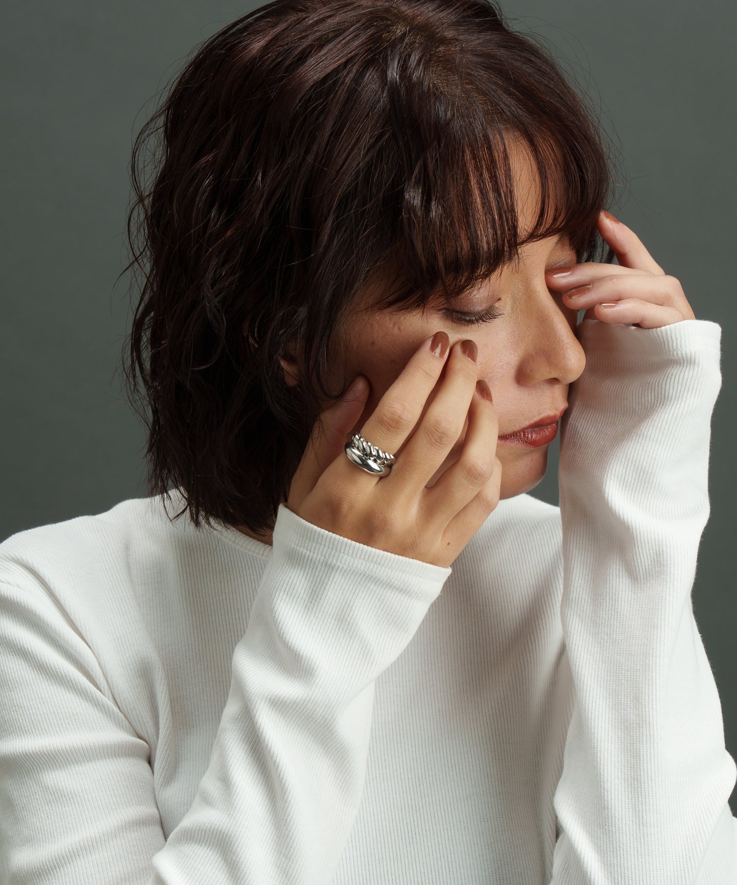 ロープモチーフドッキングリング【Silver】