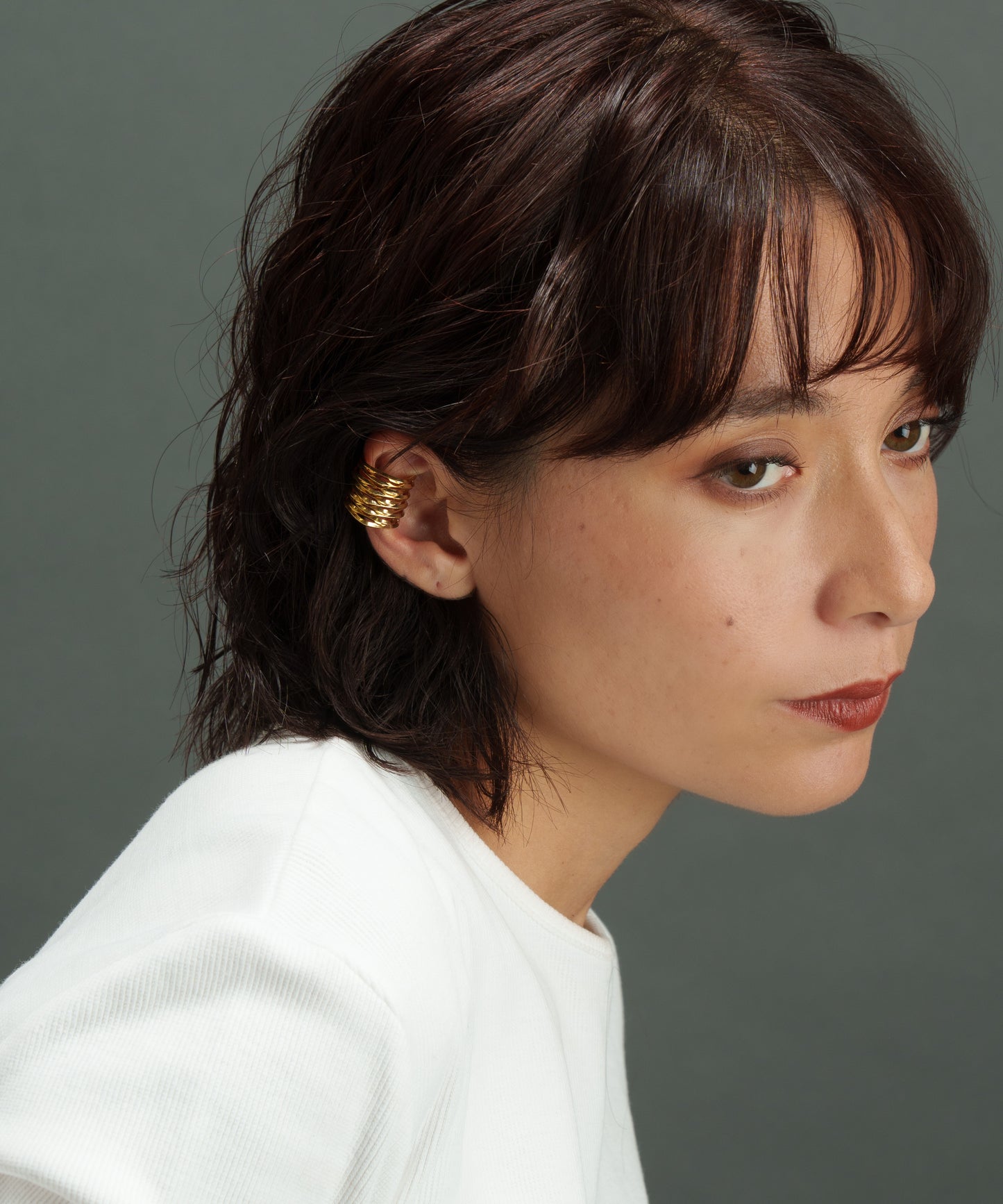 ベローズイヤーカフ【Gold】