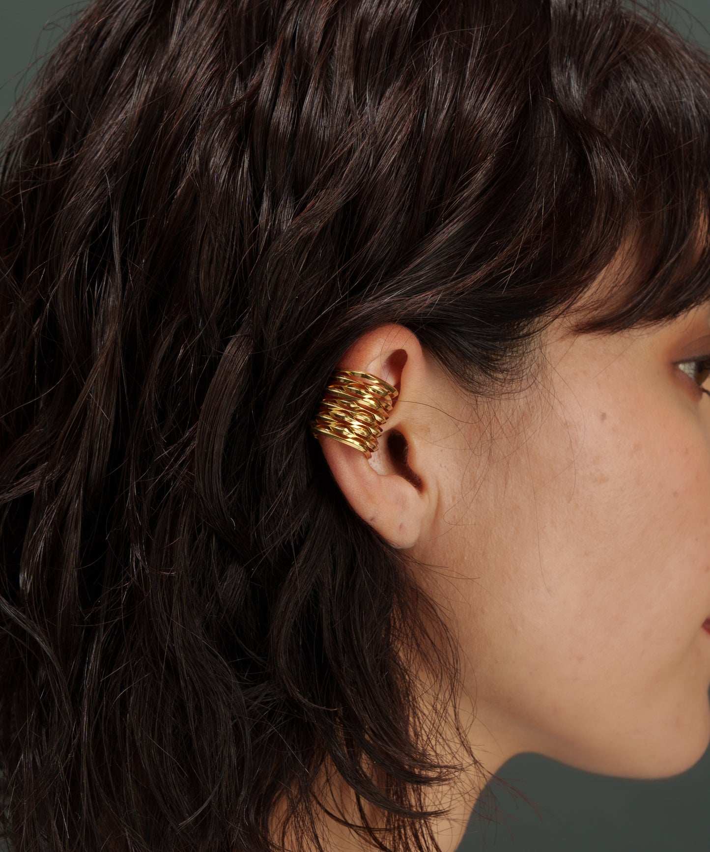 ベローズイヤーカフ【Gold】