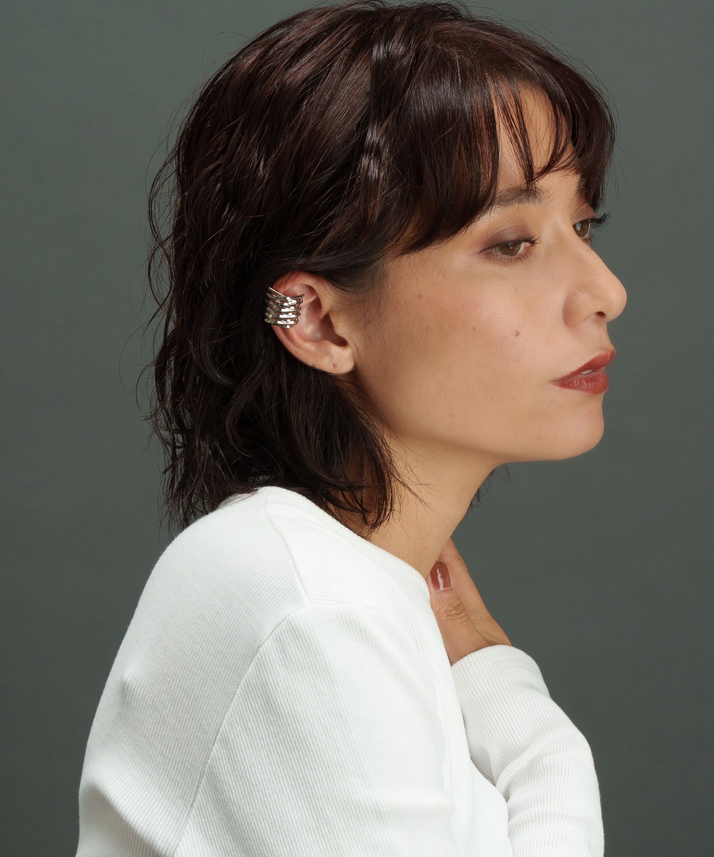 ベローズイヤーカフ【Silver】