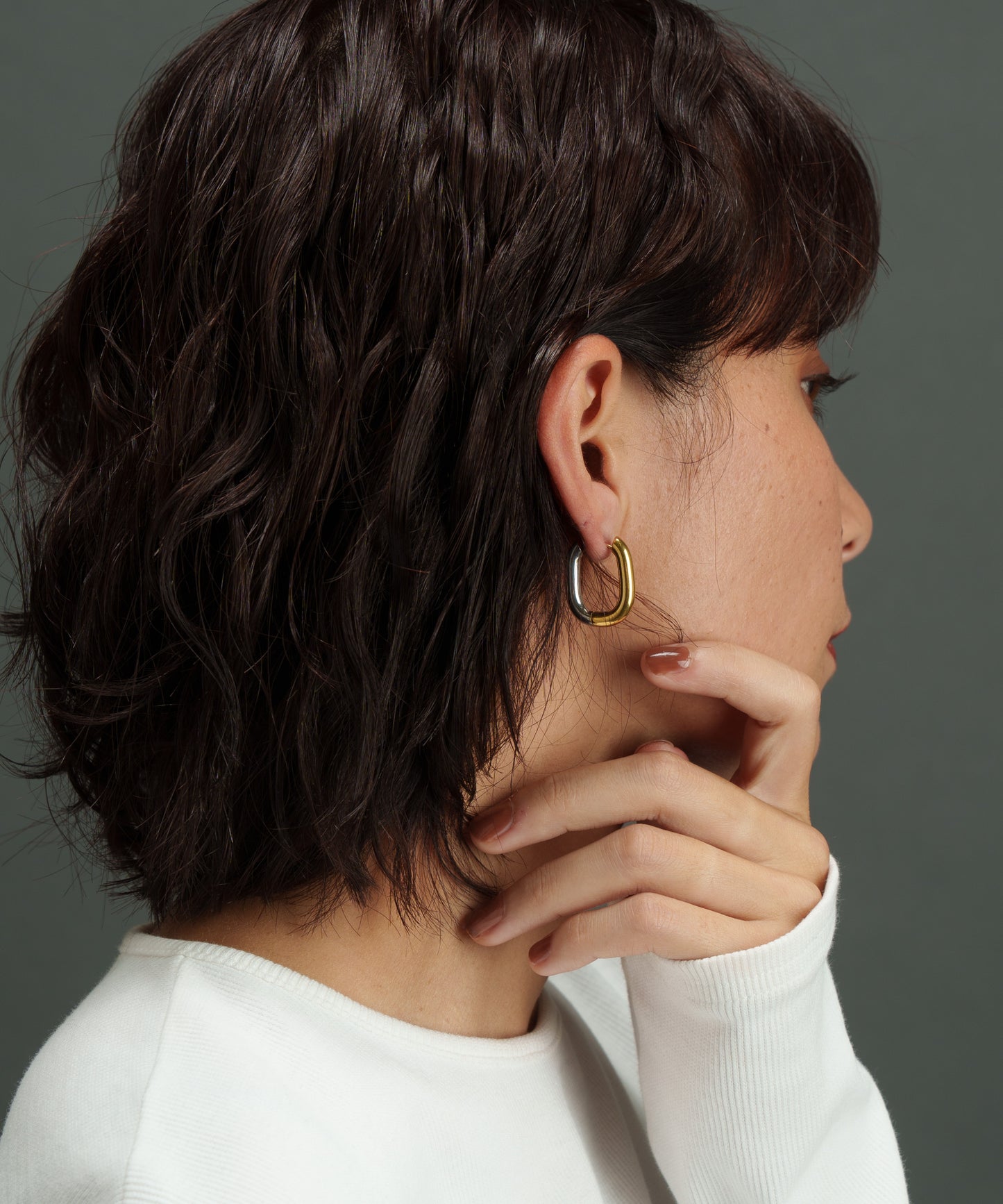 カラーアシメトリカルピアス【Mix】