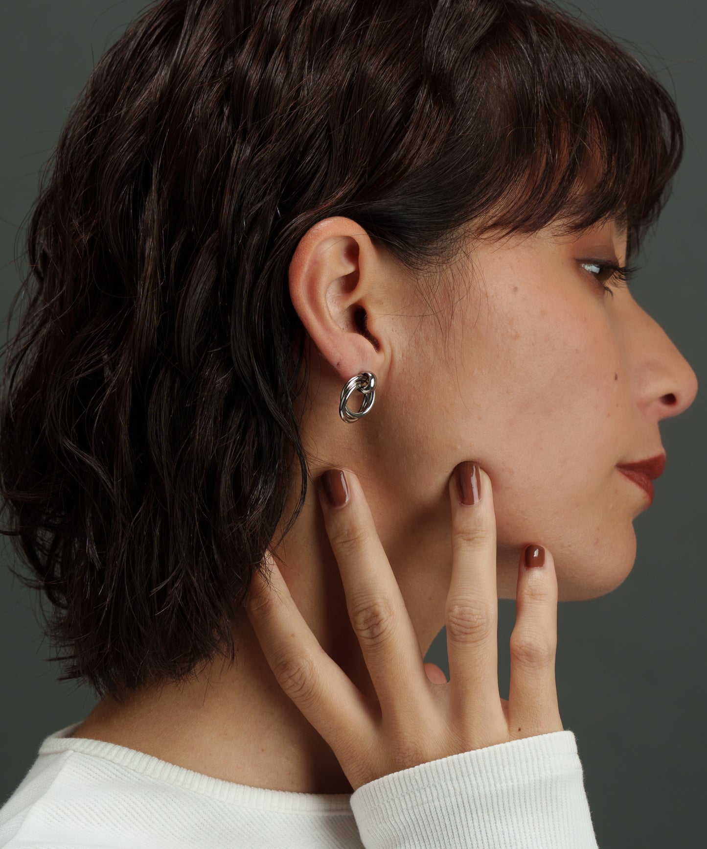 ミニコイルピアス【Silver】