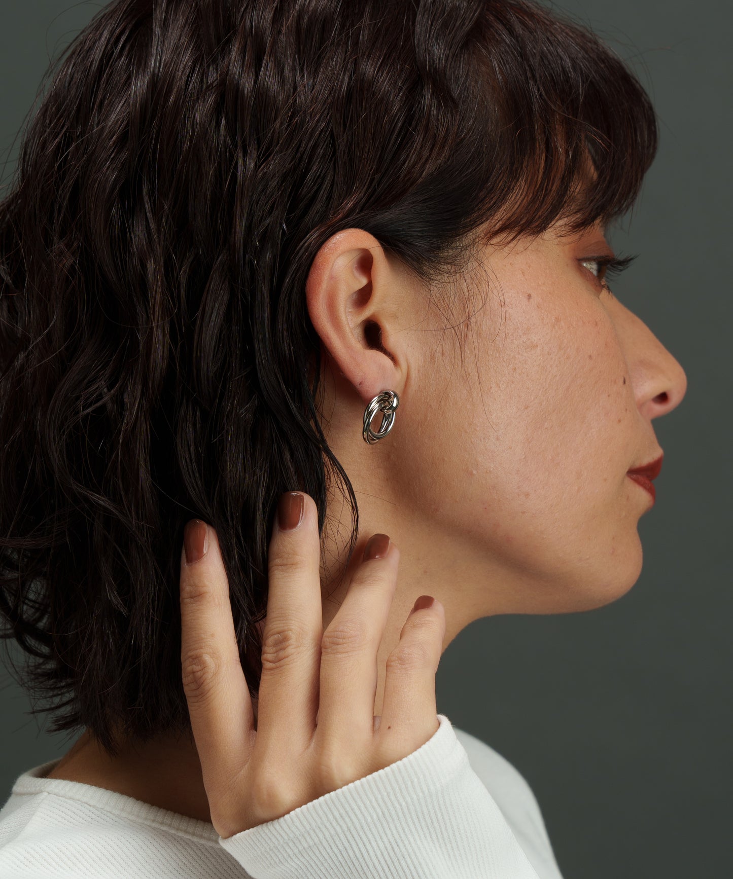 ミニコイルピアス【Silver】