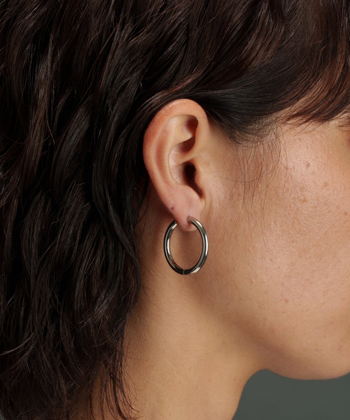 サークルチューブピアス【Silver】