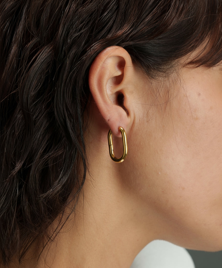 エリプスチューブピアス【Gold】