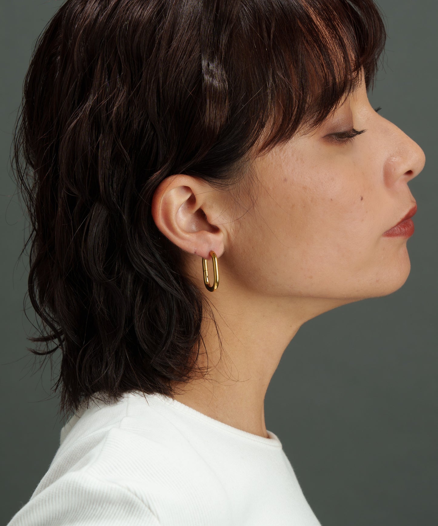 エリプスチューブピアス【Gold】