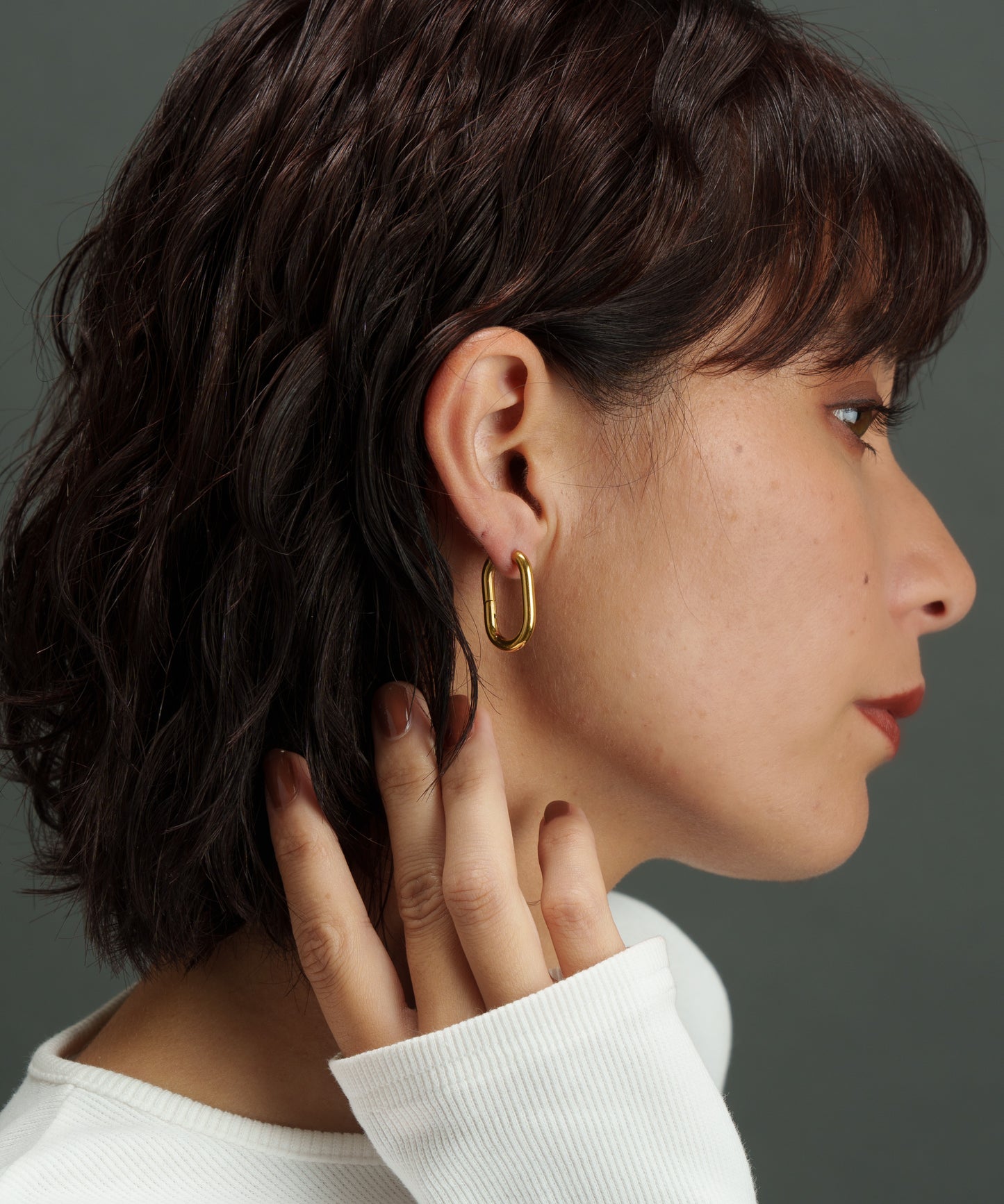 エリプスチューブピアス【Gold】