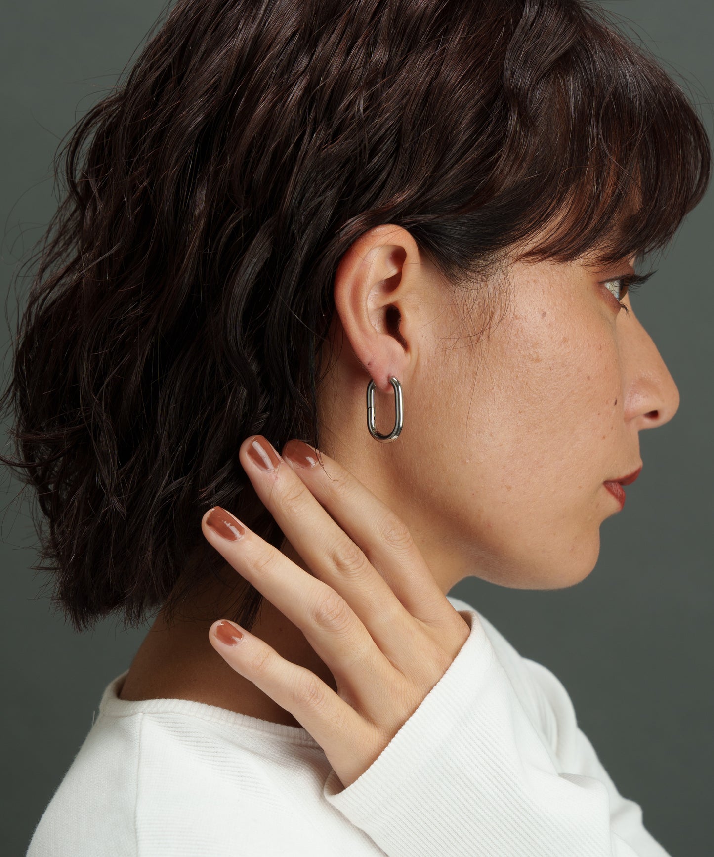 エリプスチューブピアス【Silver】